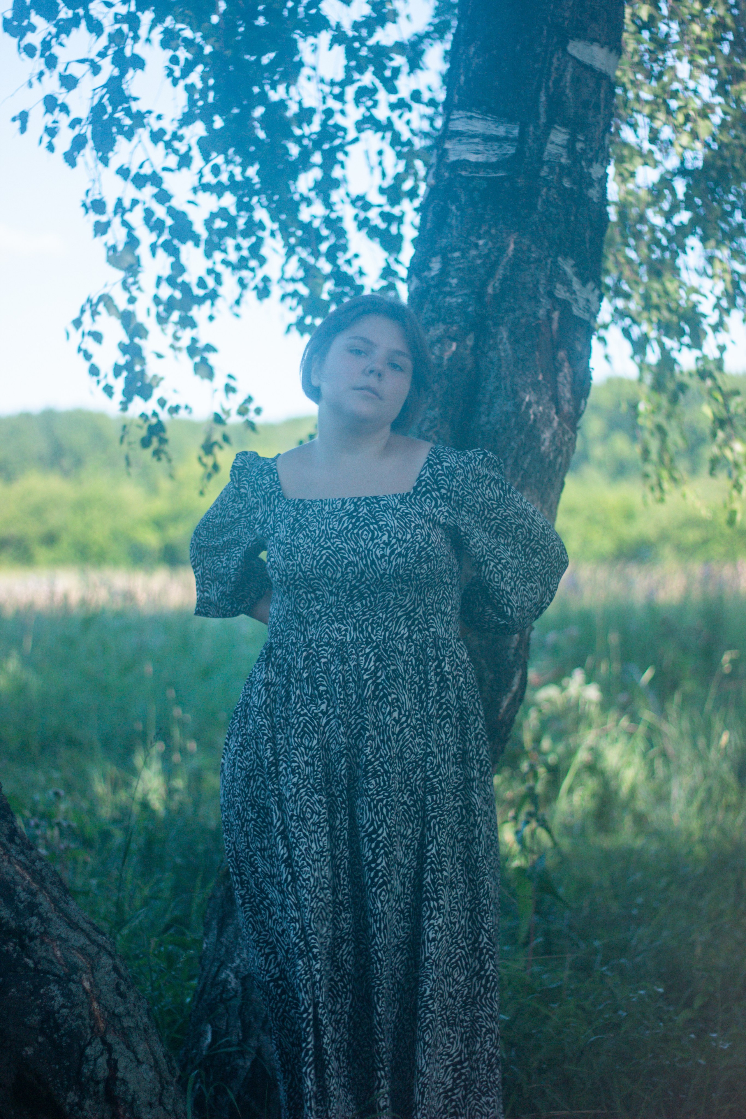 Валерия в поле. Портретный и репортажный фотограф в Кемерово Алексеева Анастасия