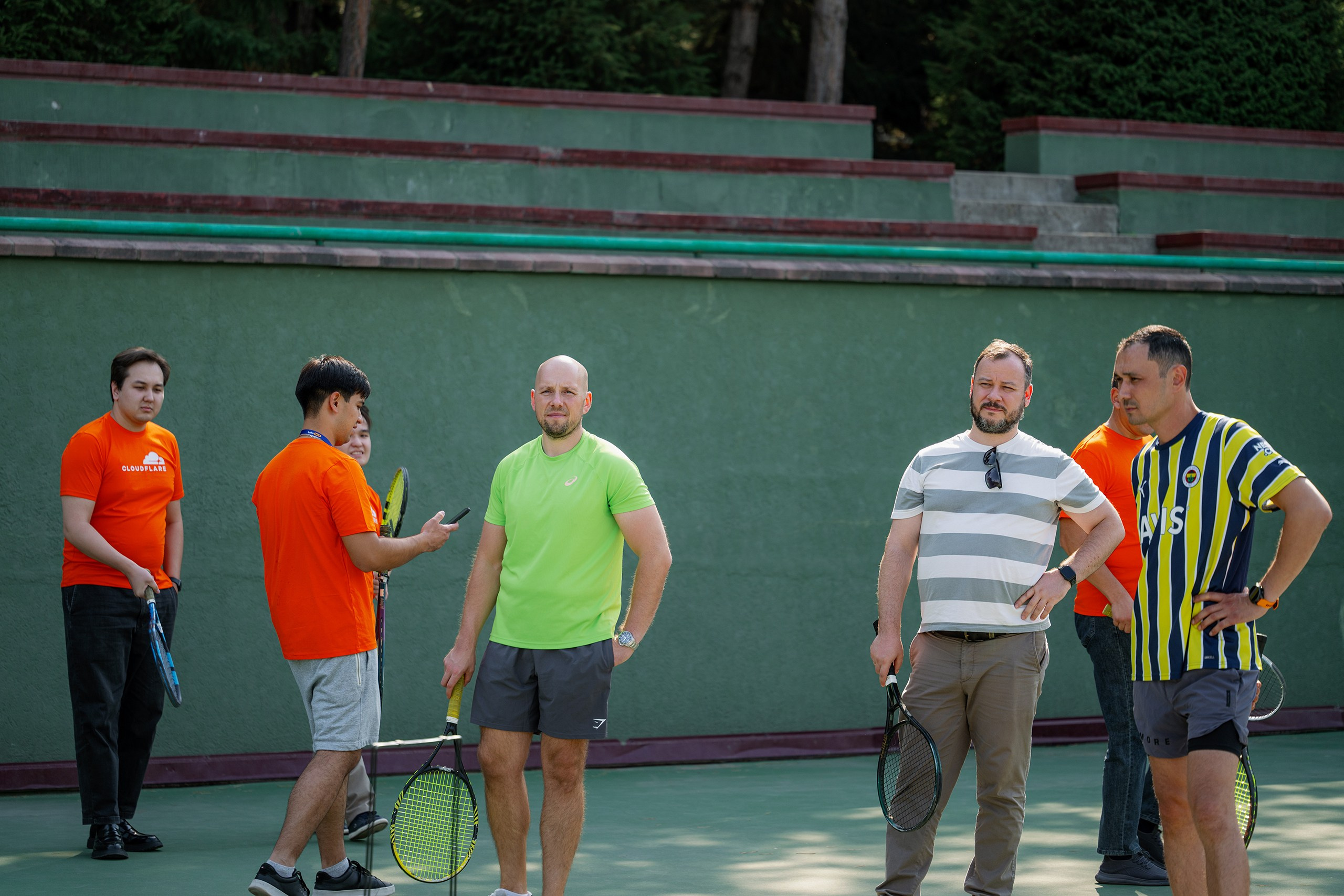 Конференция/Игра в тенис — BakoTech&Cloudfire. Фотограф в Алматы — Алексей Коньков | Репортаж, свадьбы, портреты