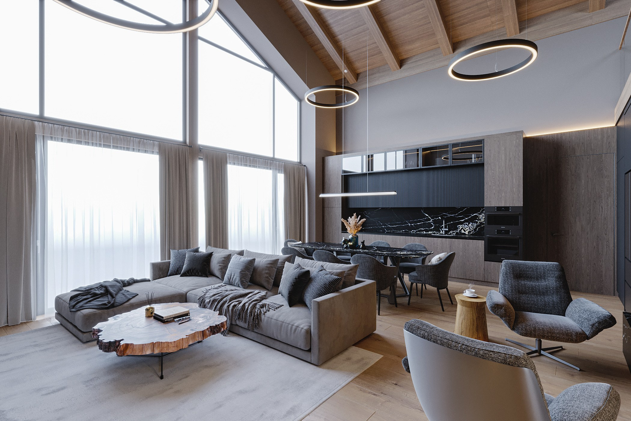 Проект KRAAS. Дизайн интерьера в Новосибирске, Мире, Онлайн | Студия дизайна интерьера TWOREZ