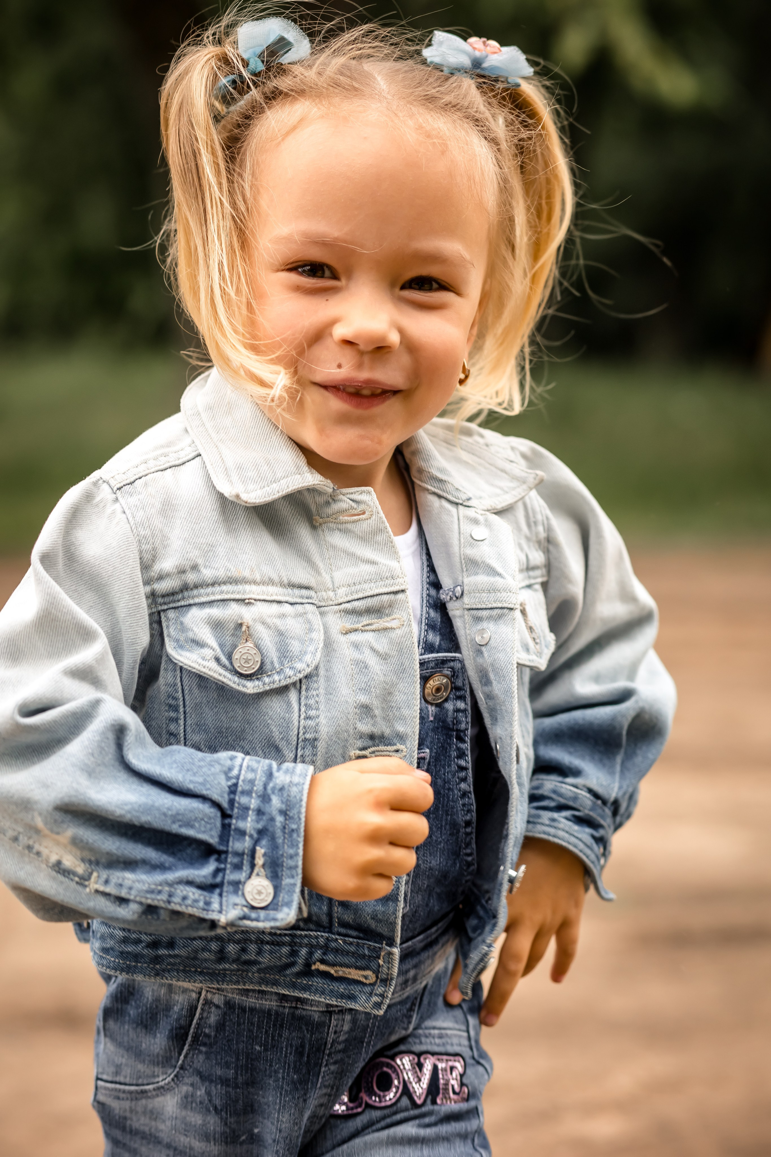 Катя с детками