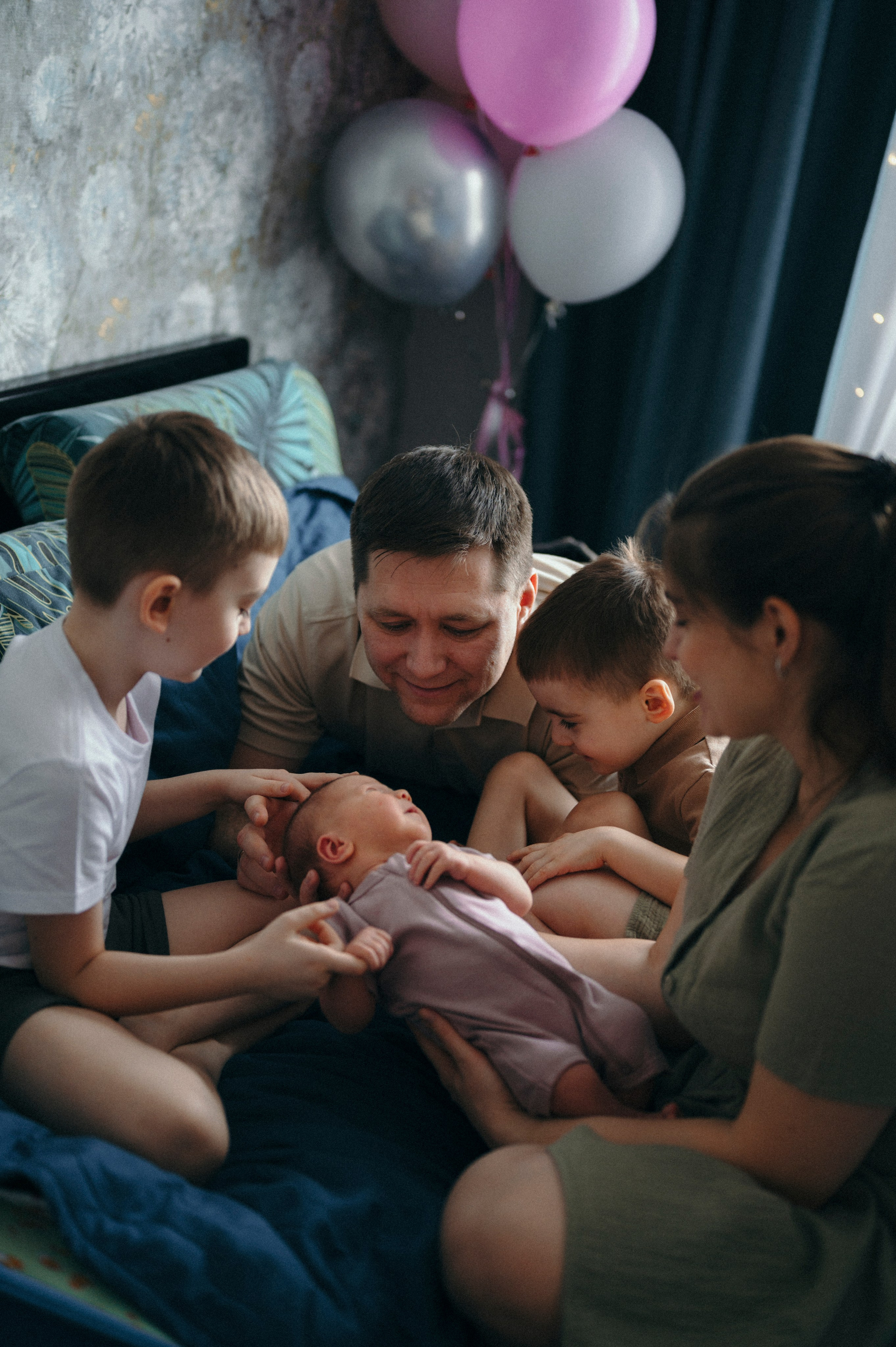 Два сыночка и лапочка дочка. Фотограф новорожденных и беременых в санкт-петербурге Юля Лампа