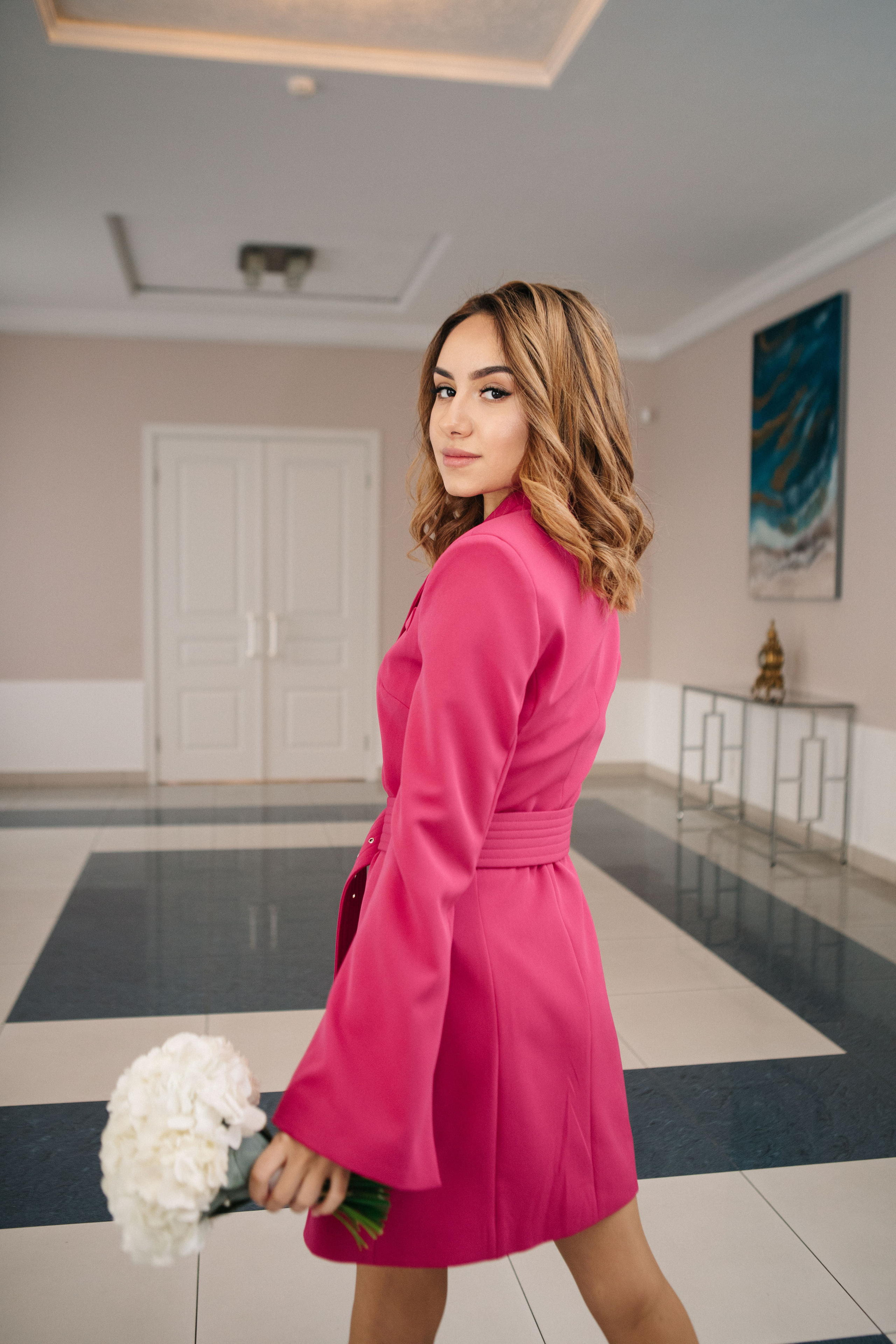 Мадина и Эрмиль. Кутузовский ЗАГС и фотосессия в фотостудии. Свадебный и портретный фотограф в Москве Анастасия Масюк