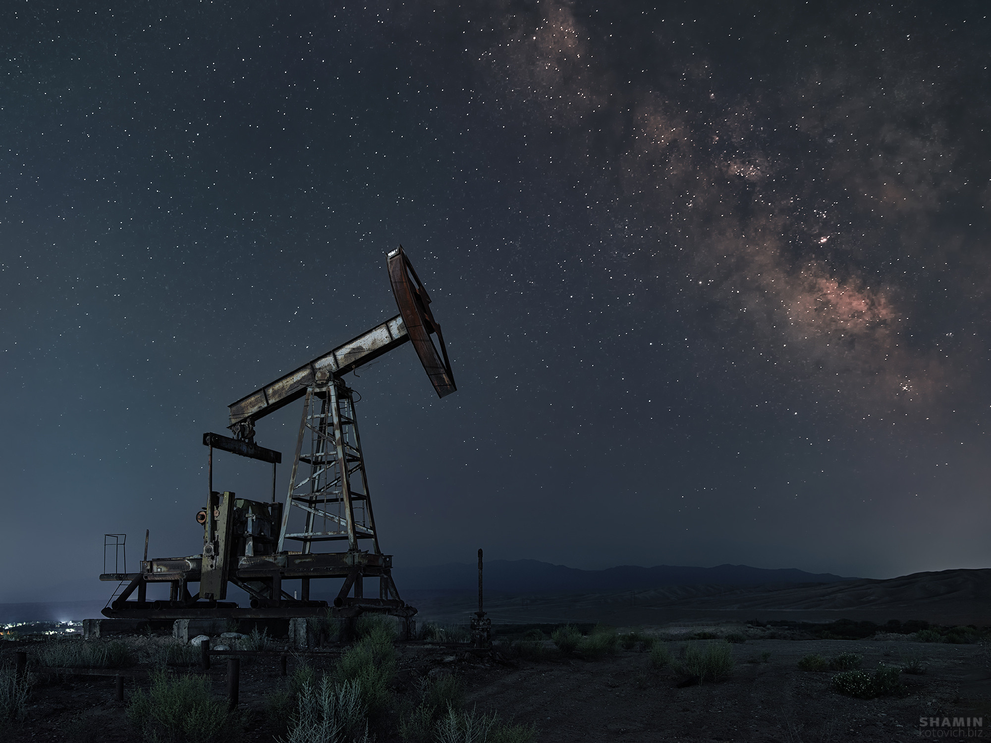 Ночной пейзаж. Фотограф Константин Шамин