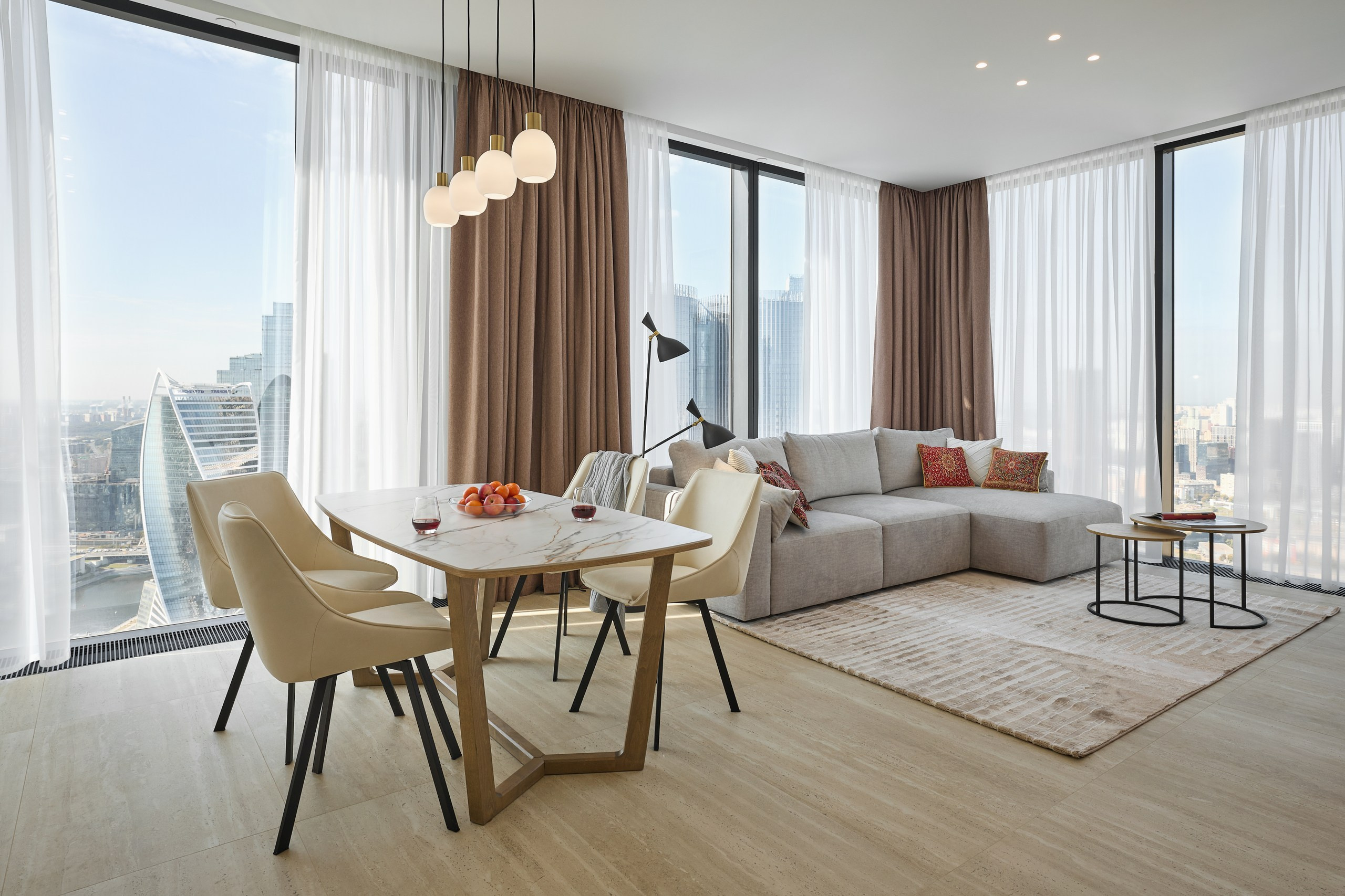 Съёмка видовых квартир Capital Towers в Москве. Антон Артюшин, портретный фотограф. Москва