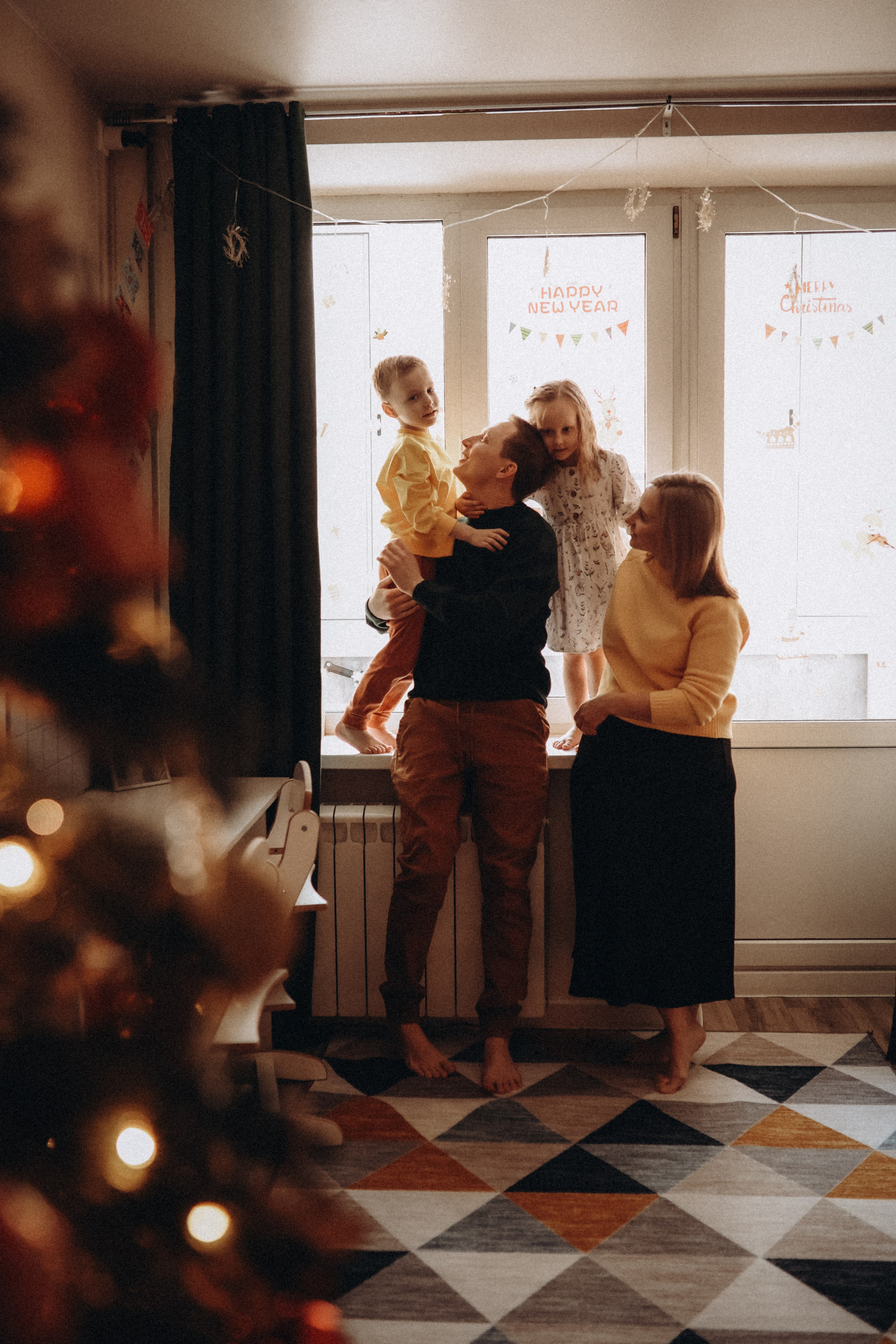 Семейная новогодняя фотосессия. Семейный фотограф в Москве и Люберцах Юлия Гуськова