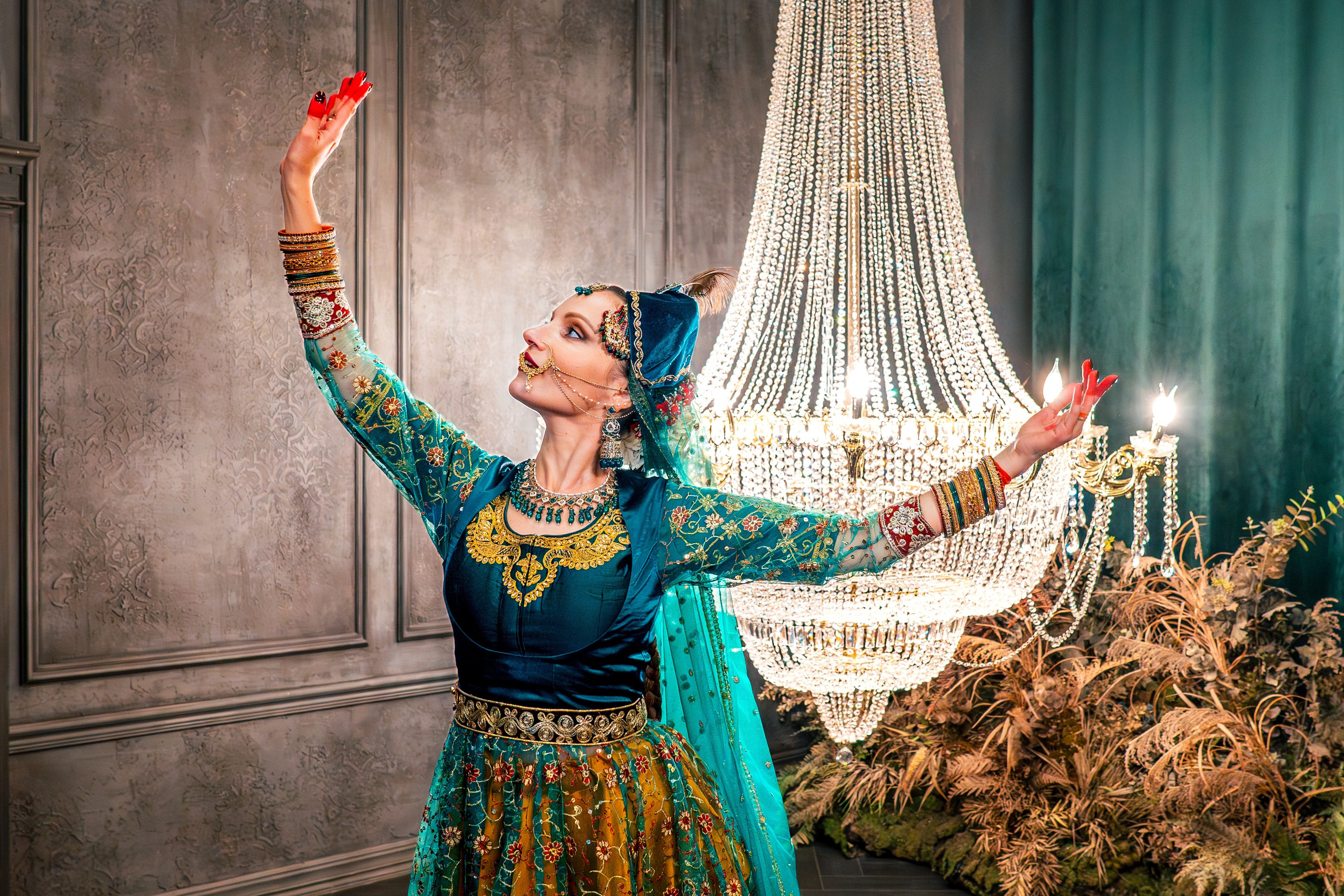 Съемка в Индийском стиле. Легкая фотография