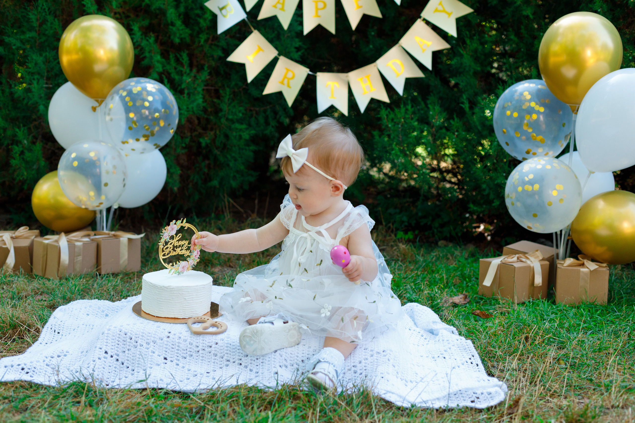 1 год (природа). Семейный и детский фотограф, в Анапе Алфимова Елена.Новорожденных