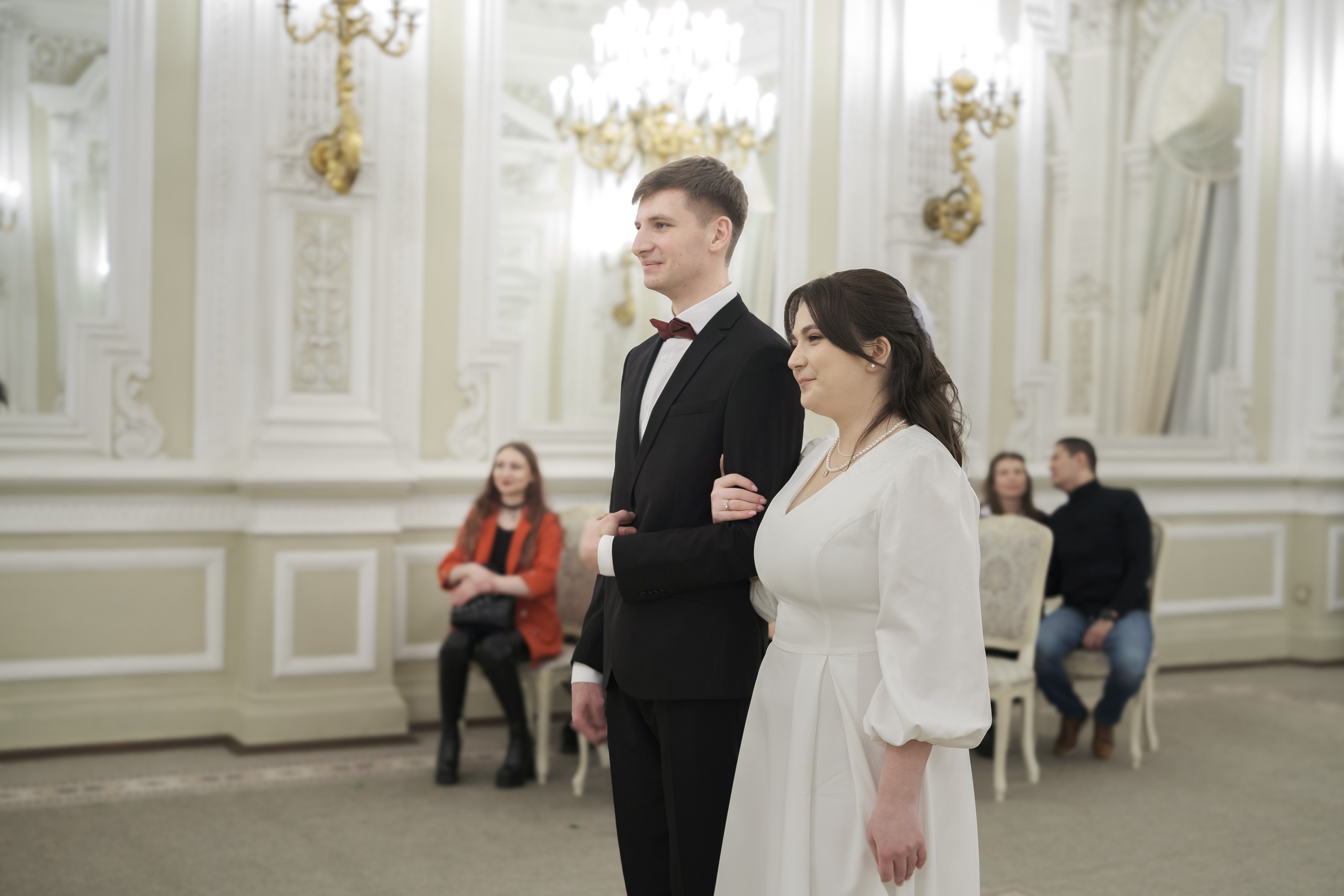 Дворец бракосочетания №1 - Фотосессия вечером в феврале в ЗАГСе