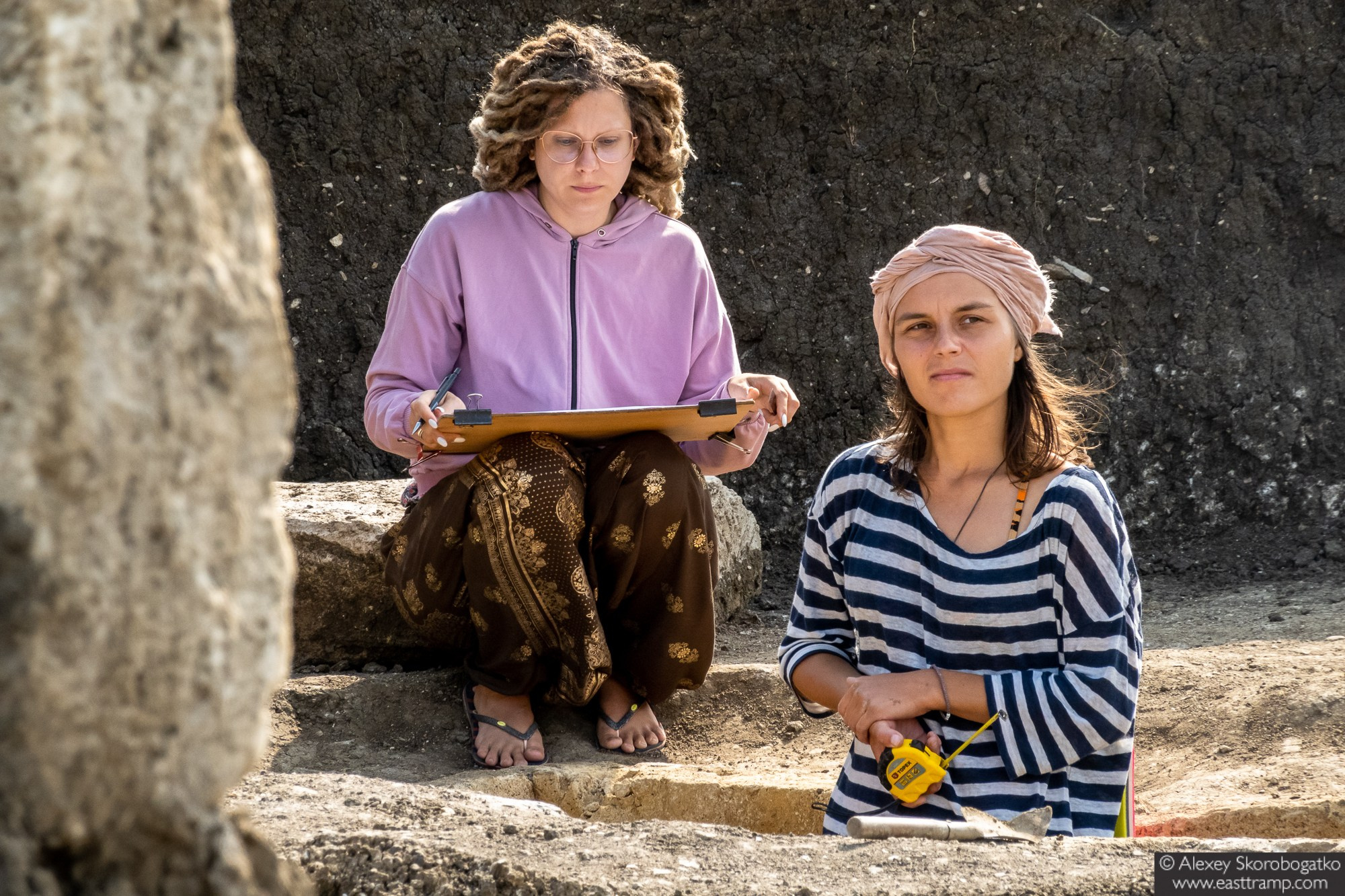 Археологические раскопки некрополя Кыз-Аул в Крыму. Фотограф Алексей Скоробогатько