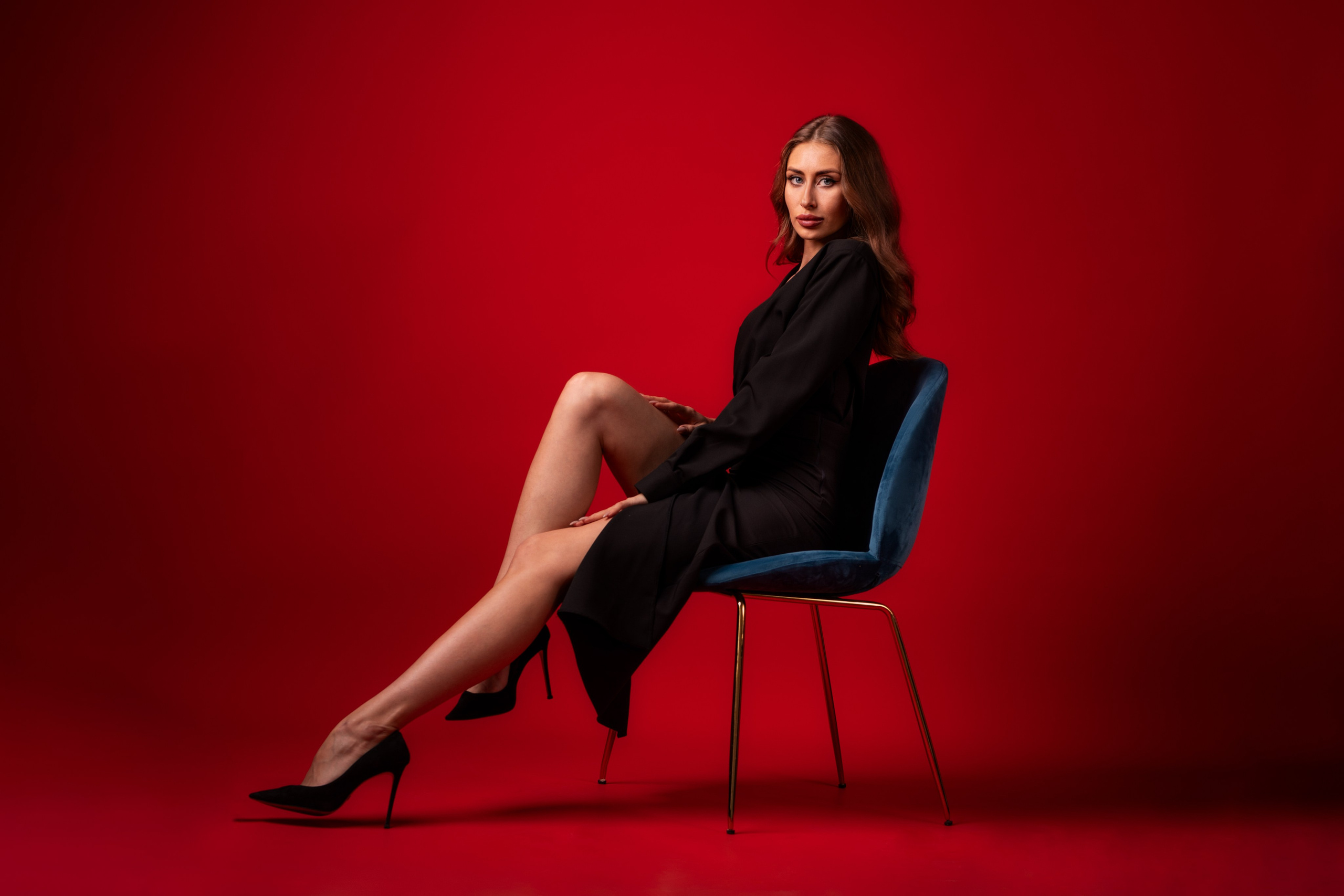 Студийная съемка с Яной на циклораме для «себя»