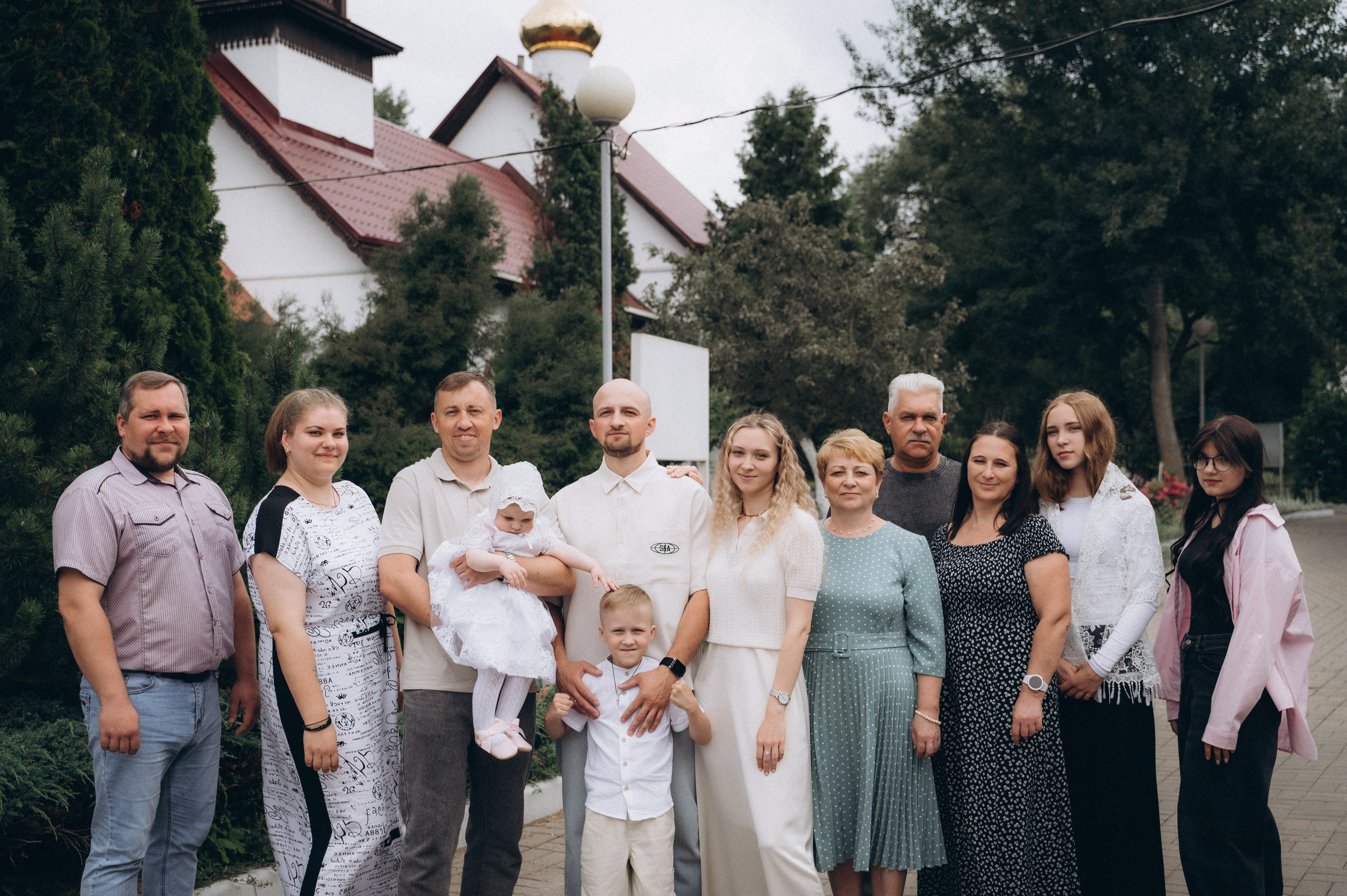 Крещение Владиславы (Криптовый храм в честь собора Новомучеников и Исповедников земли Белорусской). Семейный фотограф в Минске Дарья Дреко