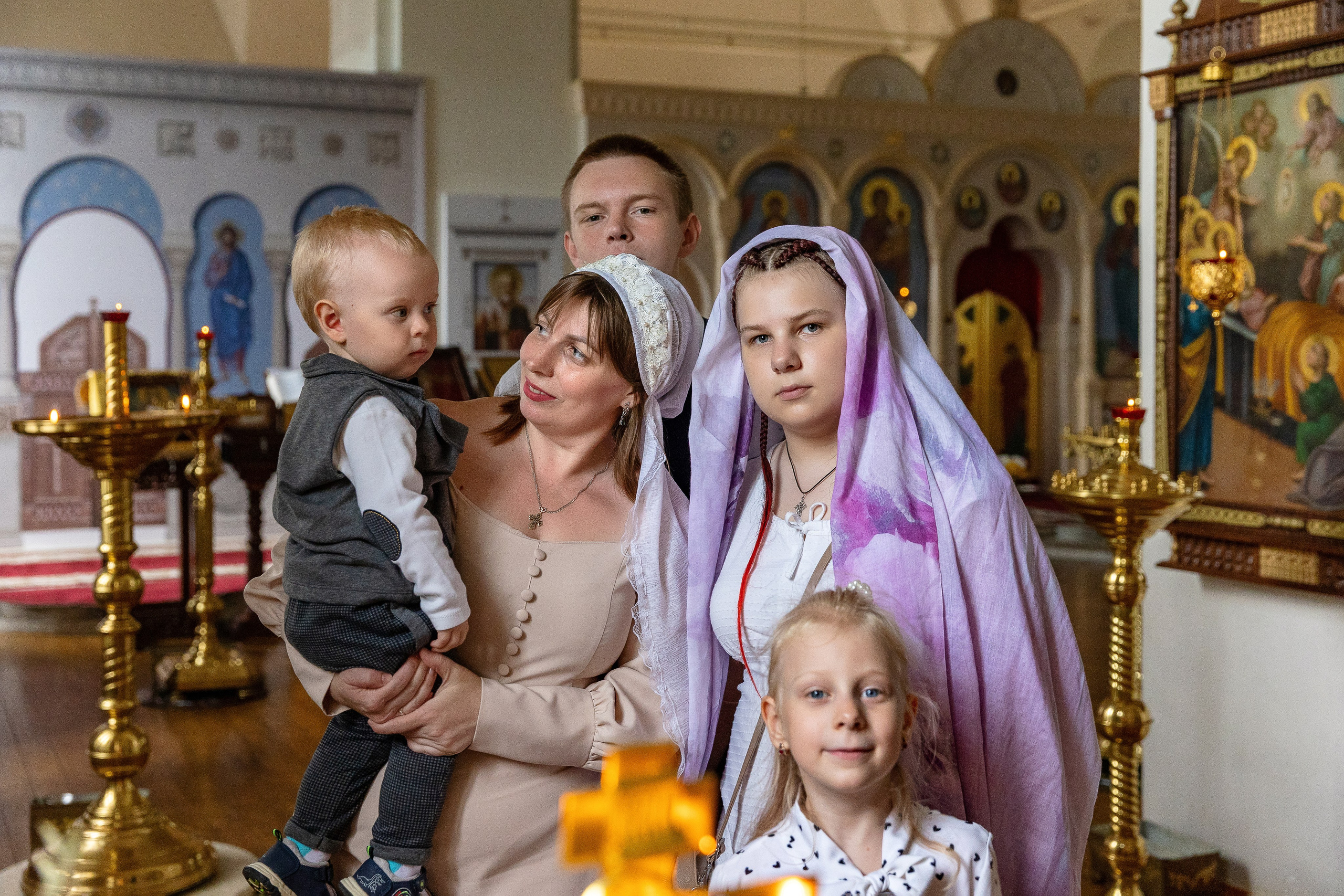 Крещение Аркадия. Семейный фотограф Раменское, Жуковский