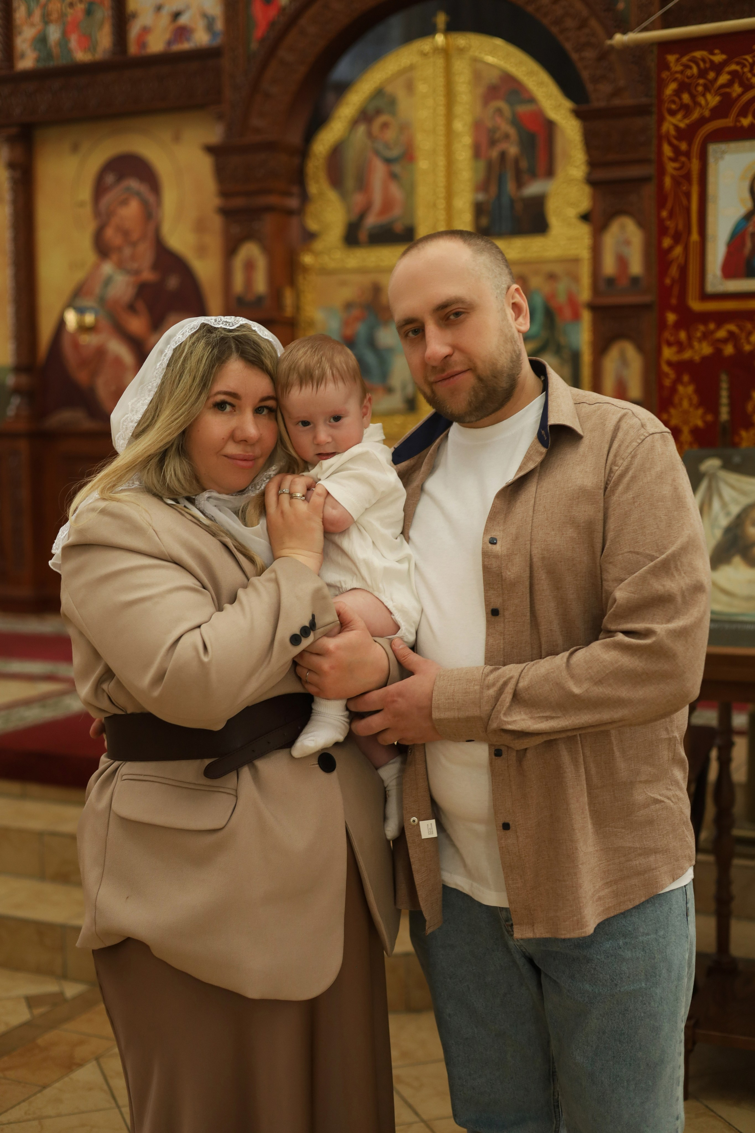 Таинство крещения. Фотограф новорожденных Саратов