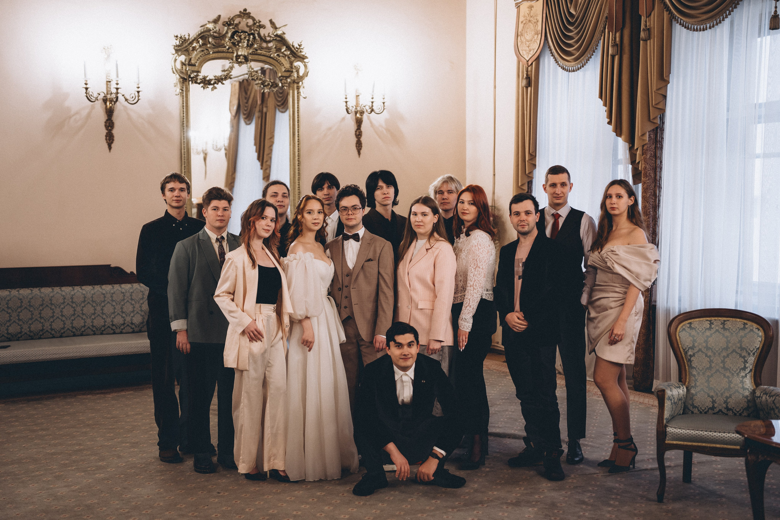 СВАДЕБНАЯ СЬЕМКА ВО ВТОРОМ ДВОРЦЕ С ГОСТЯМИ И ПРОГУЛКА В ТАВРИЧЕСКОМ САДУ. Профессиональный фотограф, Санкт-Петербург — Виктория Богомолова