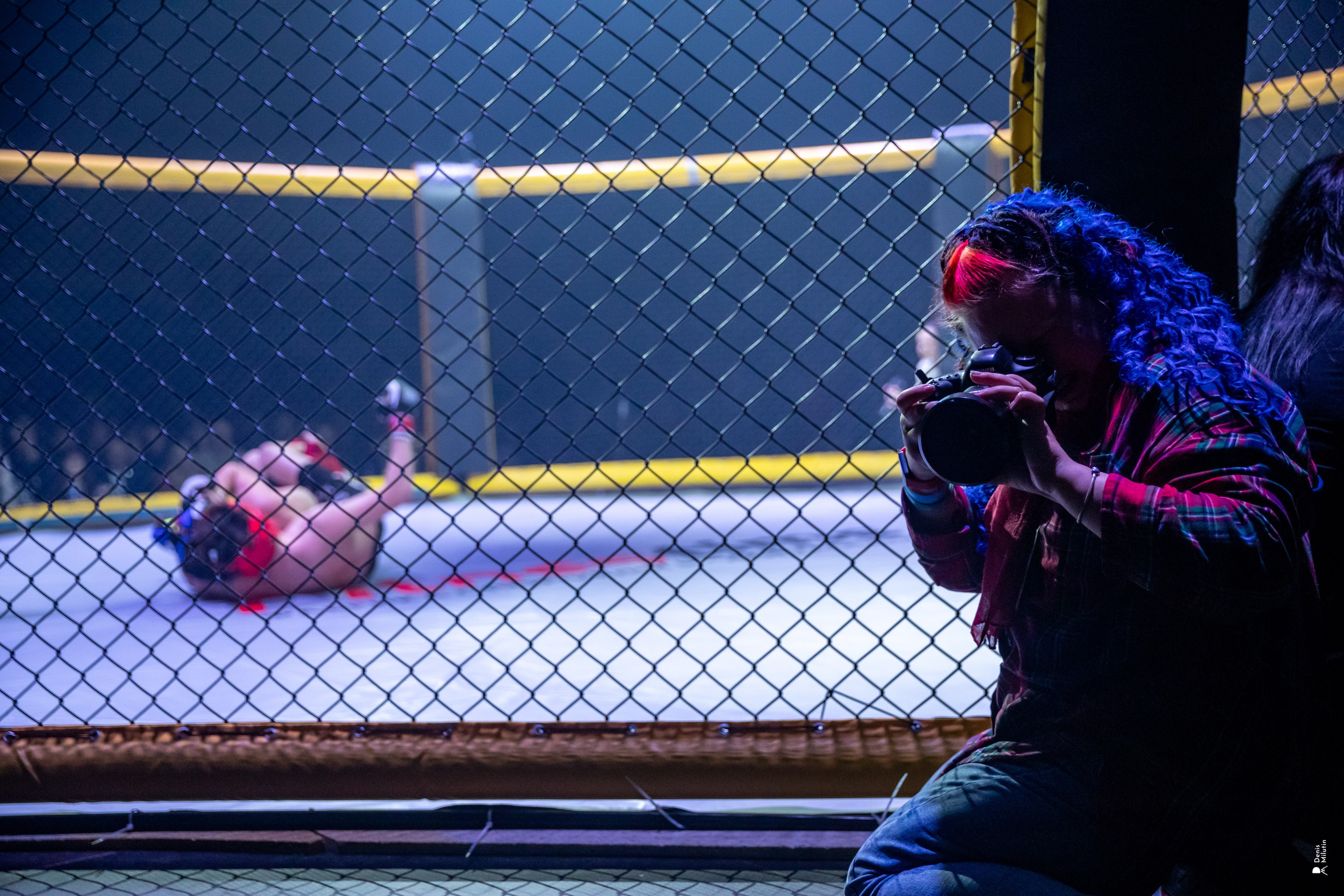 Бои в клетке «Северный Воин». Портретный фотограф Денис Милютин