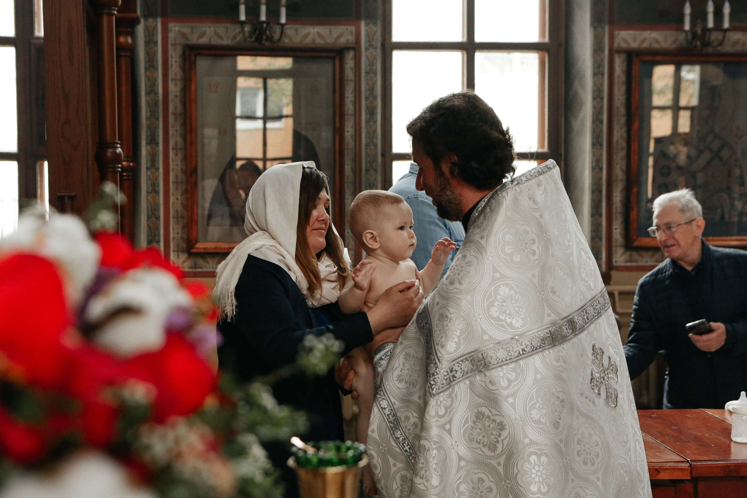 Крещение Максима. Семейный и детский фотограф в Москве Александра Мак
