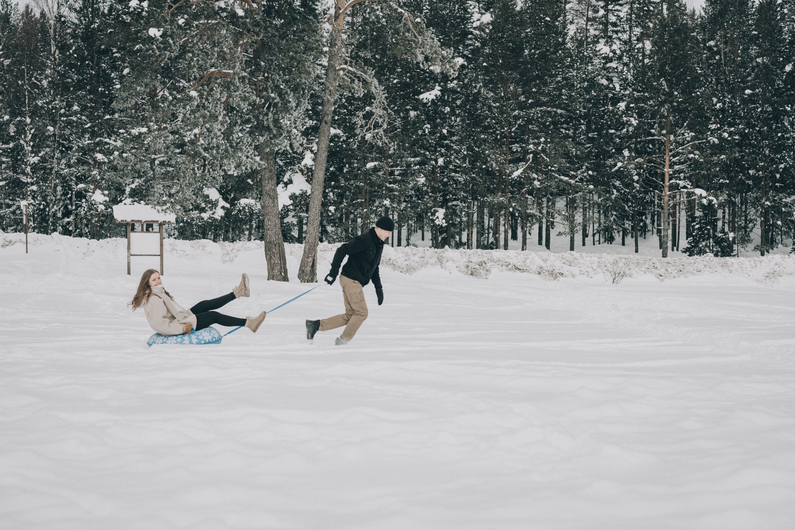 Снежный февраль. Семейный фотограф из Петрозаводска, Карелия