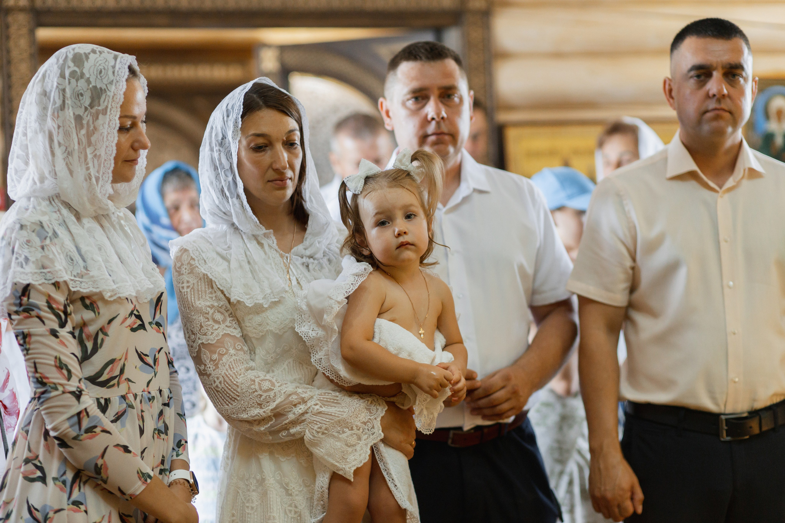 Крещение Дарьи в Храме Сергия Радонежского. Свадебный и семейный фотограф Ольга Разрядова