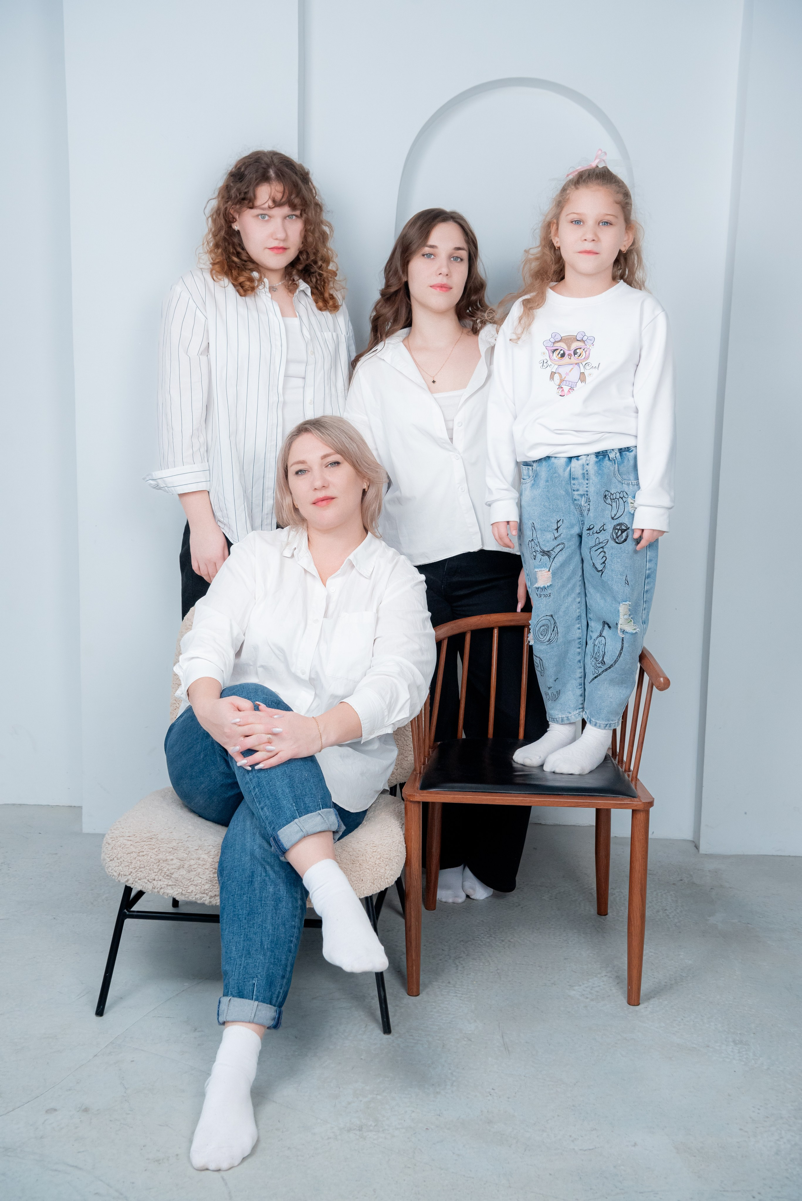 Мама и дочки. Студия Джой. Фотограф в Волгограде и Волжском Александр Горбань