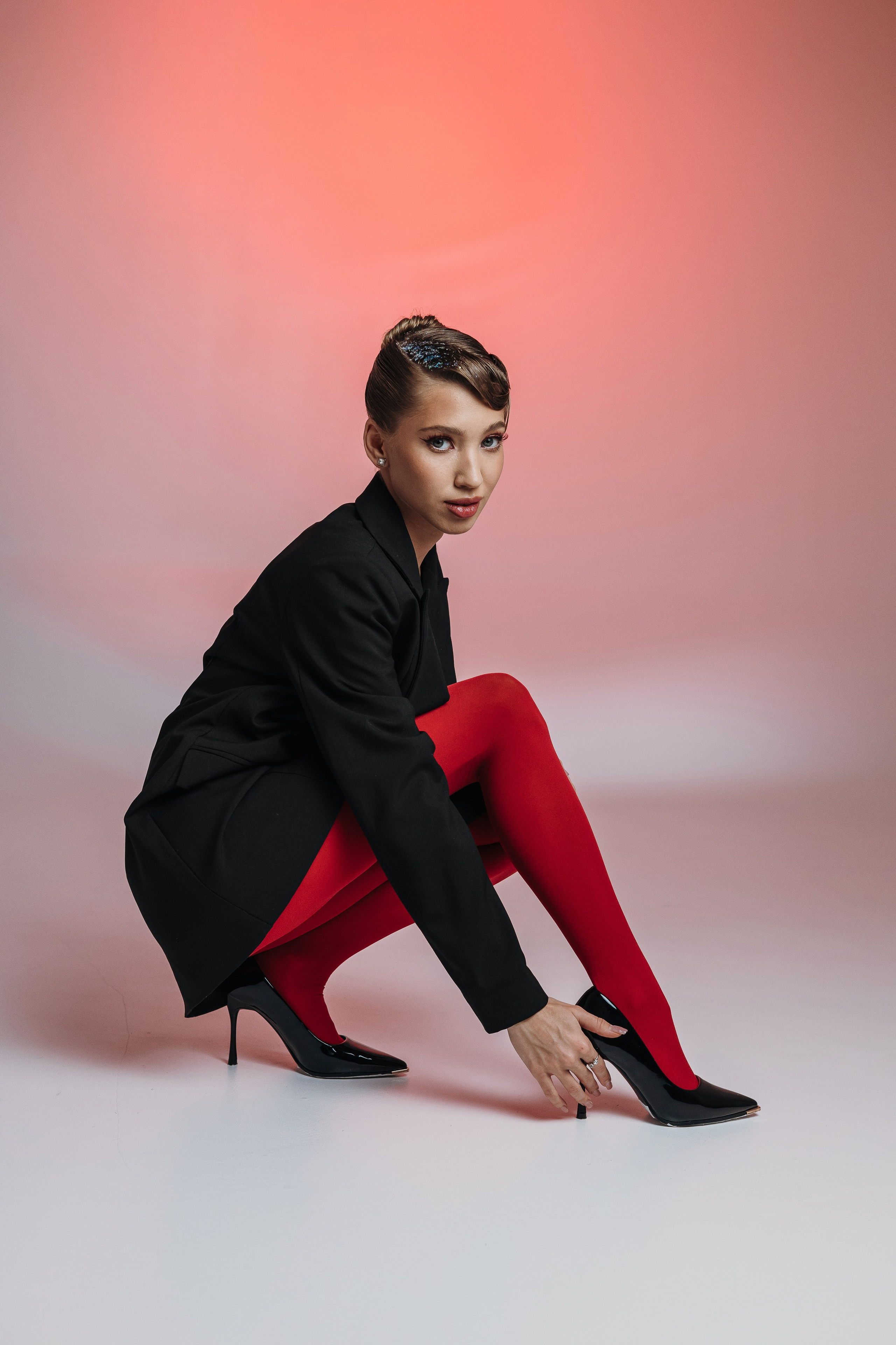 В студии. Асель Мурзина фотограф Казань