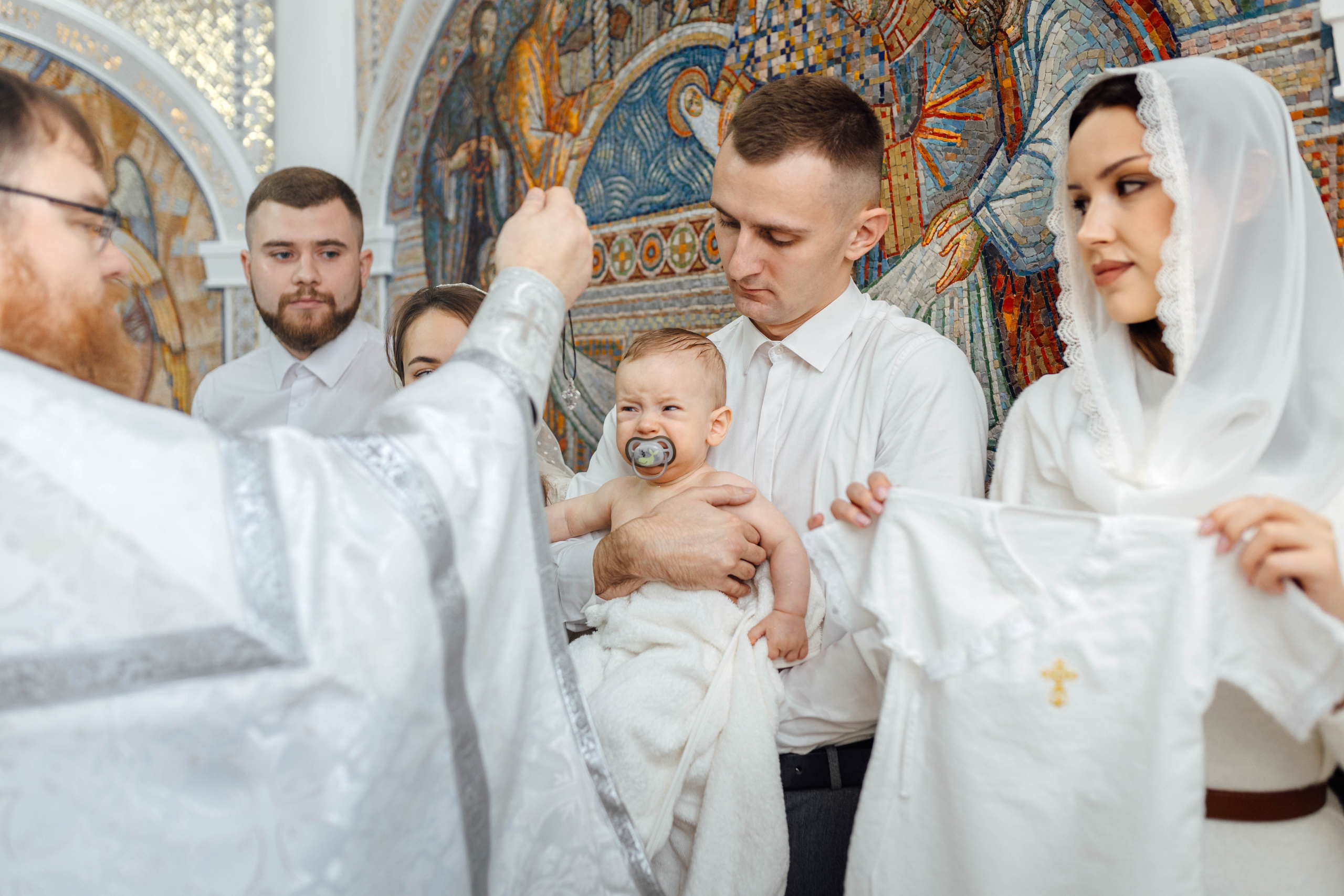 Крещение Демида, храм Святой Троицы, декабрь 2025