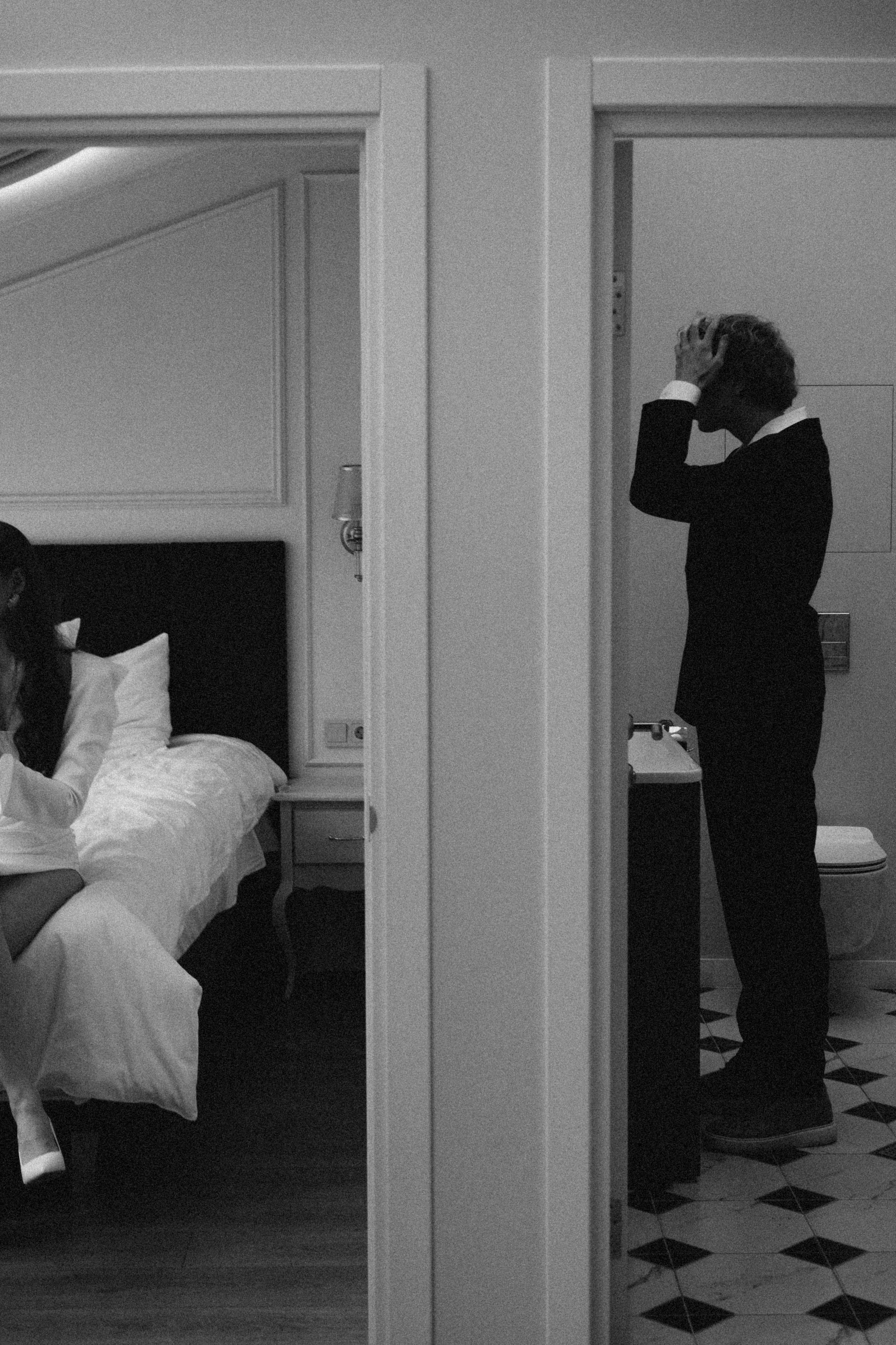 СВАДЕБНАЯ СЬЕМКА В ОТЕЛЕ. СБОРЫ ЖЕНИХА И НЕВЕСТЫ И ТАКЖЕ ТОР И ПОДГОТОВКА К ПРОГУЛКЕ. Профессиональный фотограф, Санкт-Петербург — Виктория Богомолова