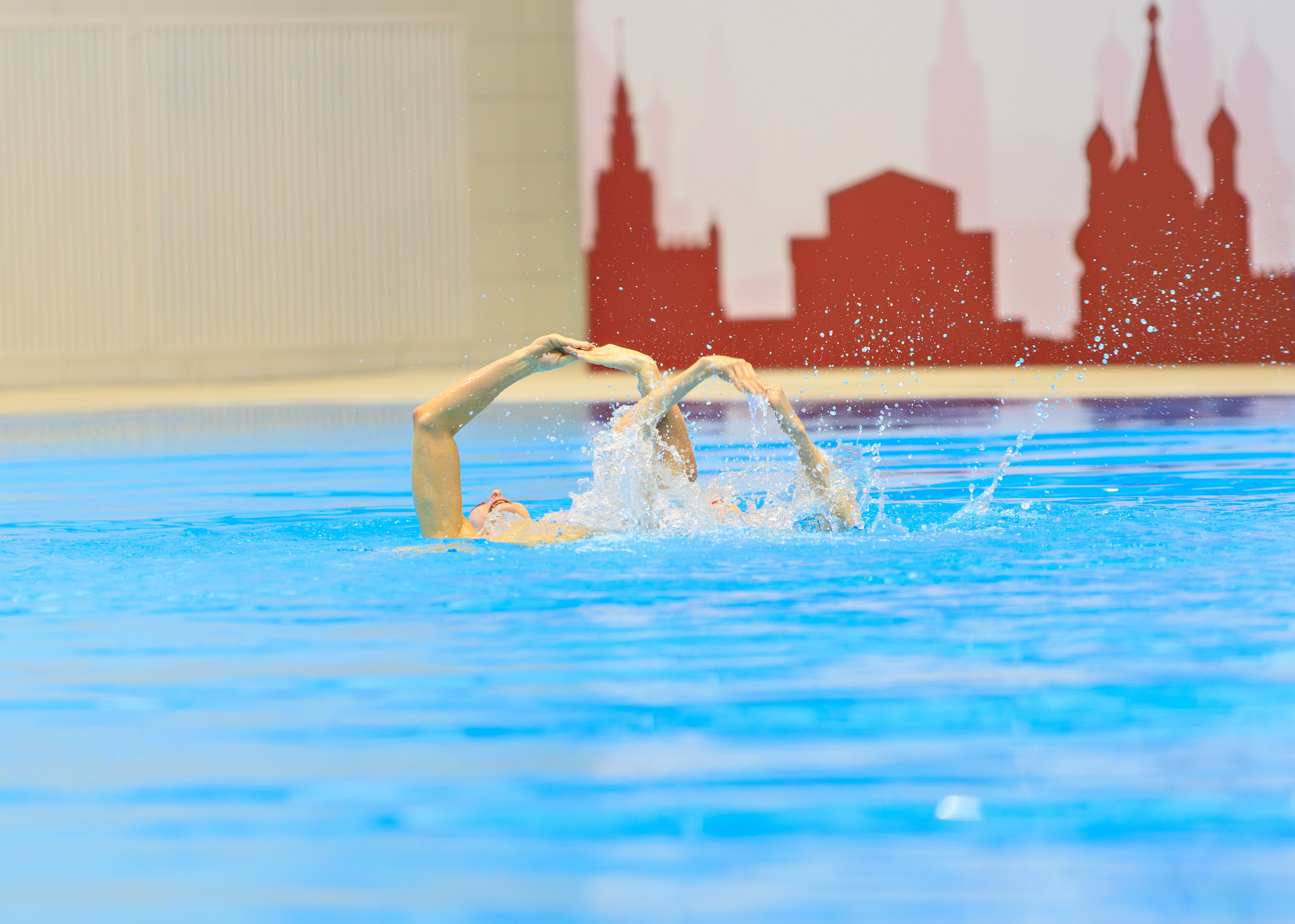 Первенство России по синхронному плаванию дуэт смешанный — техническая программа. Выпускные альбомы и школьный фотограф в Подольске, Троицке, Щербинке, Москве и Московской области