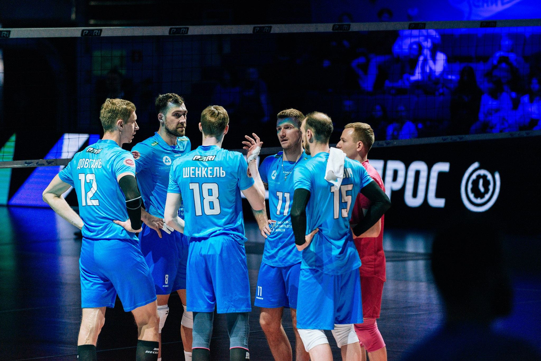 Зенит — Динамо-ЛО. Чемпионат России по волейболу. Февраль 24. Репортажный фотограф в Санкт-Петербурге Анастасия Клёпова