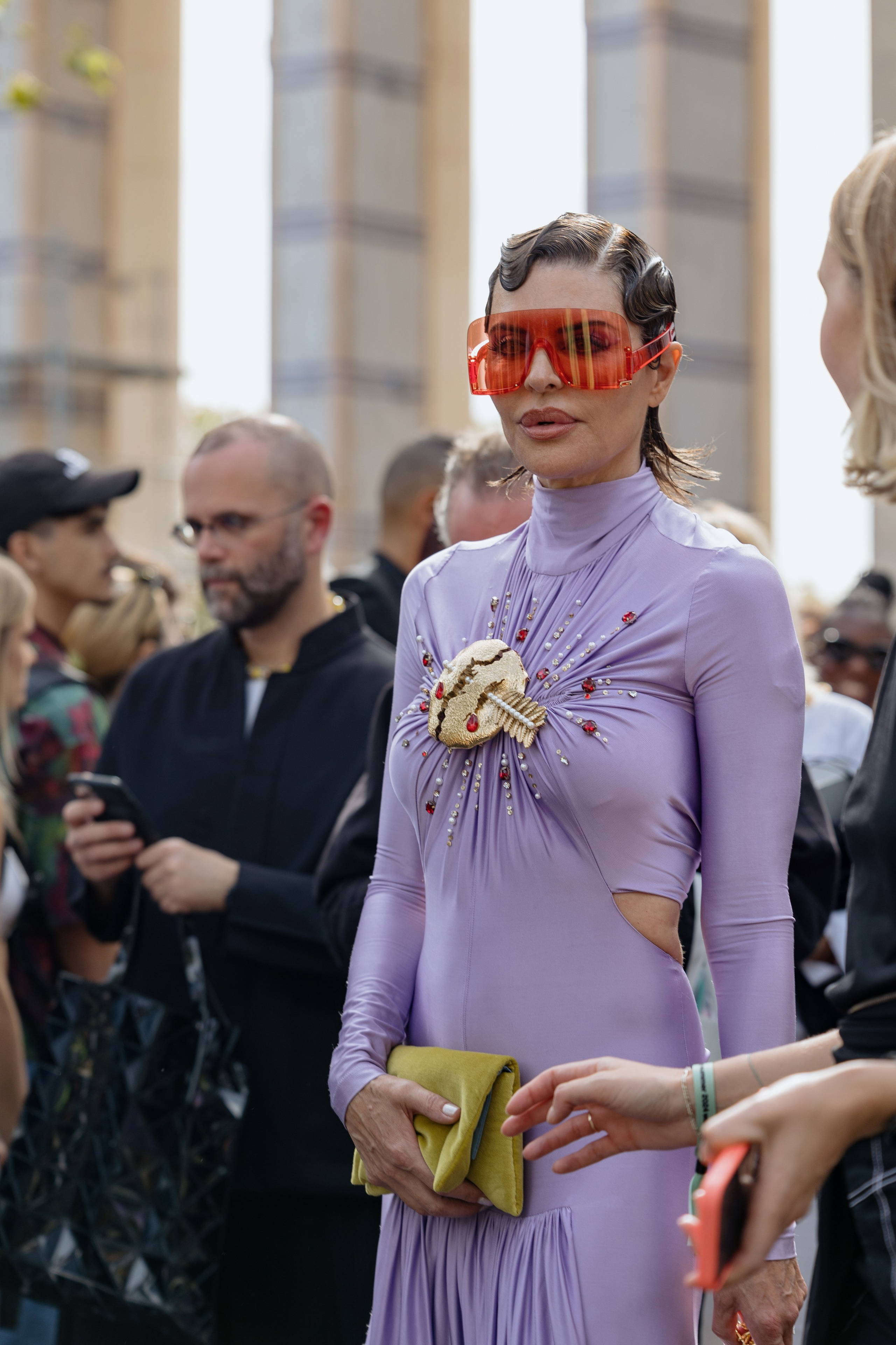 PFW SPRING SUMMER 2024 RABANNE. Photographer in Milan Ivan Goncharov