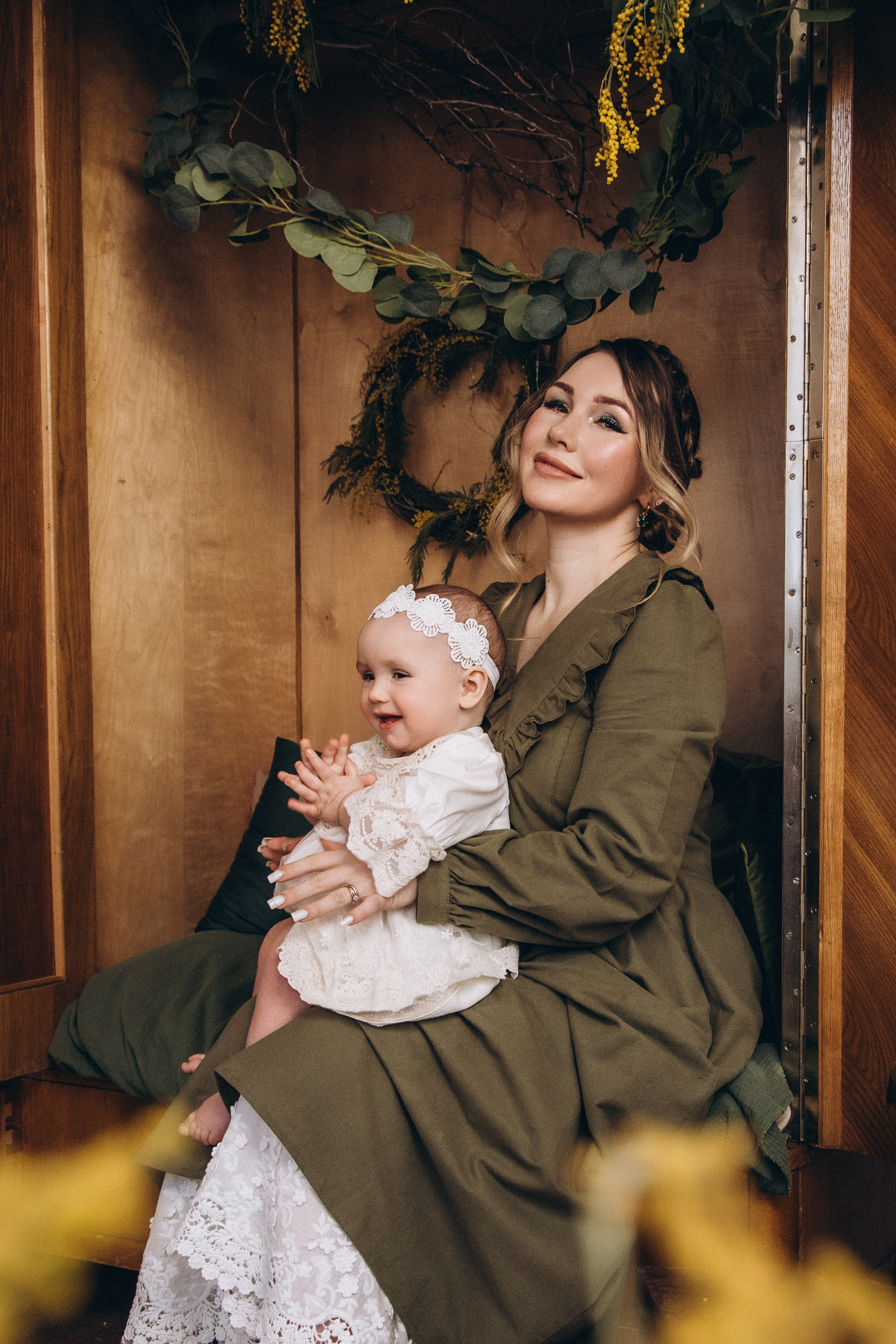 Юлия с семьёй