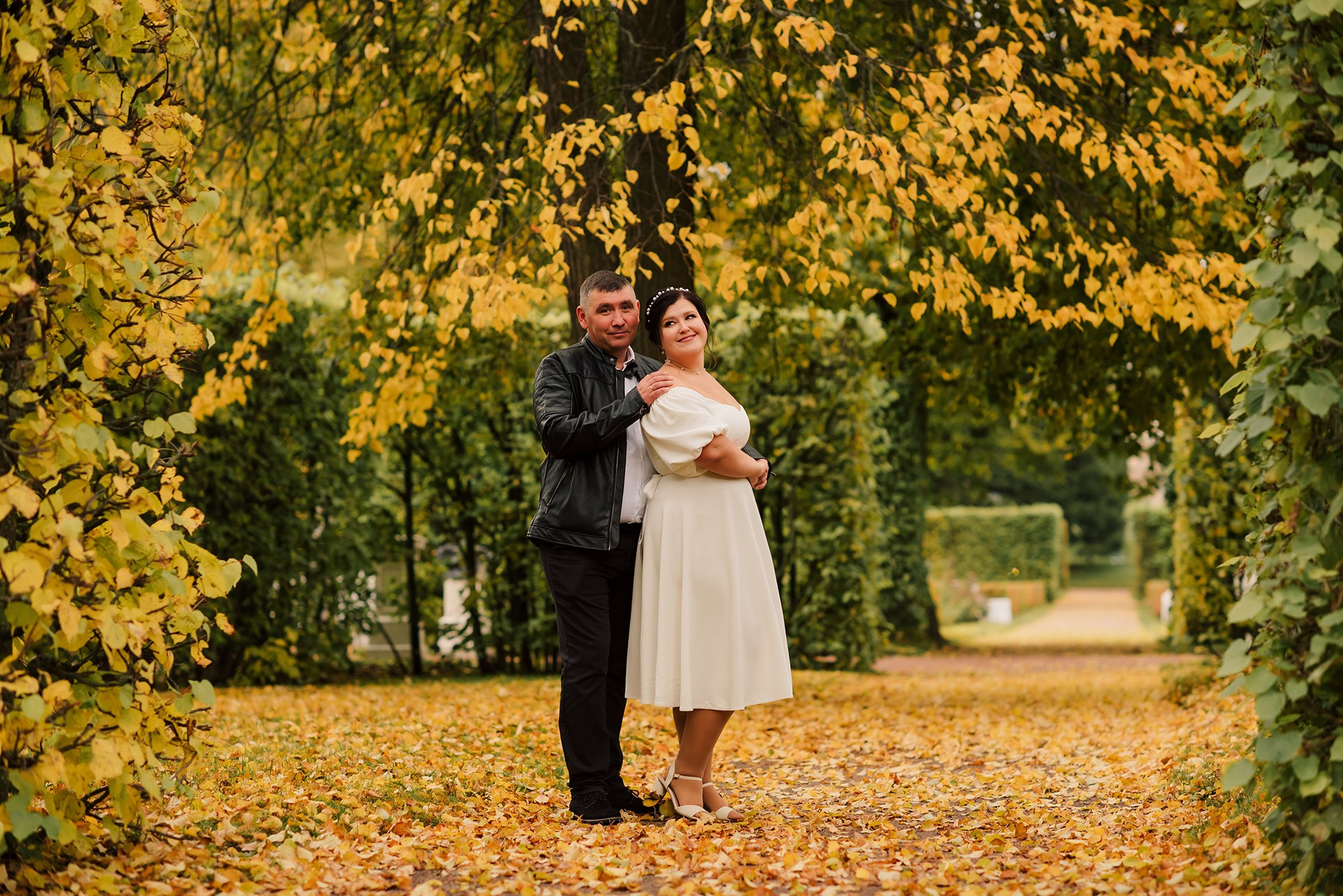 Анна и Сергей. Осень в Пушкине. Семейный и Свадебный фотограф. Санкт-Петербург. Пушкин
