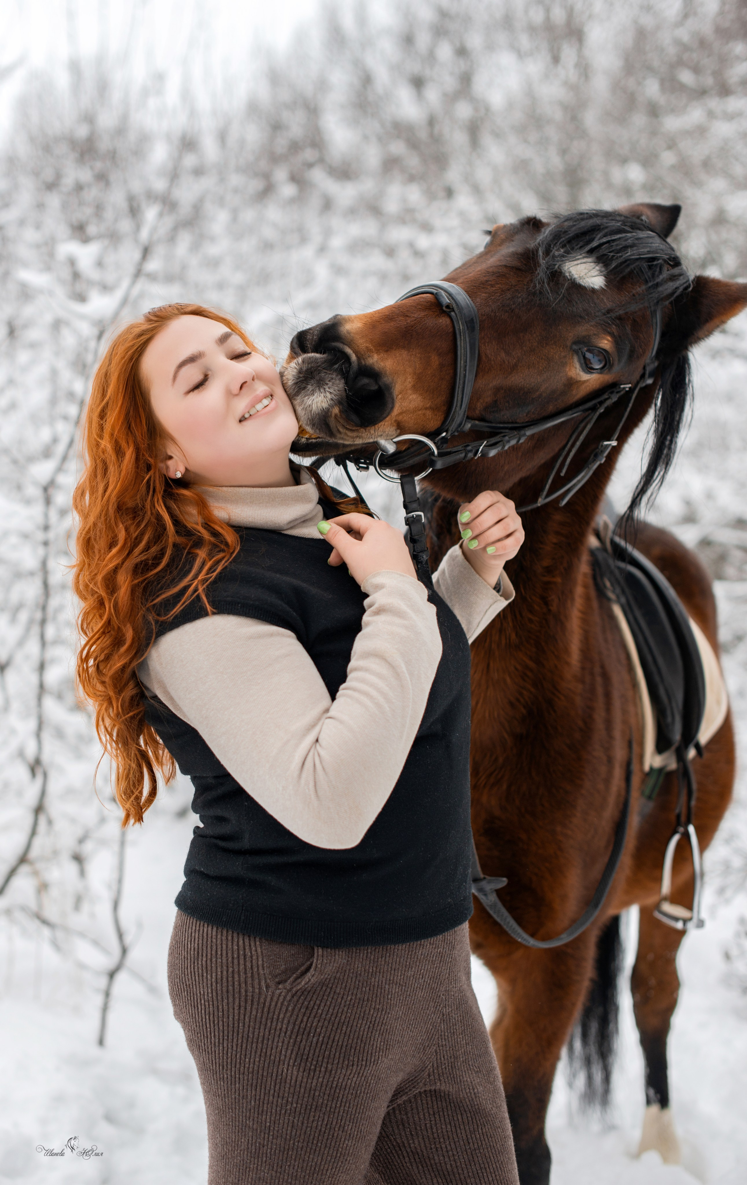 Елизавета и Холмогор. Конный фотограф в Саратове Юлия Иванова
