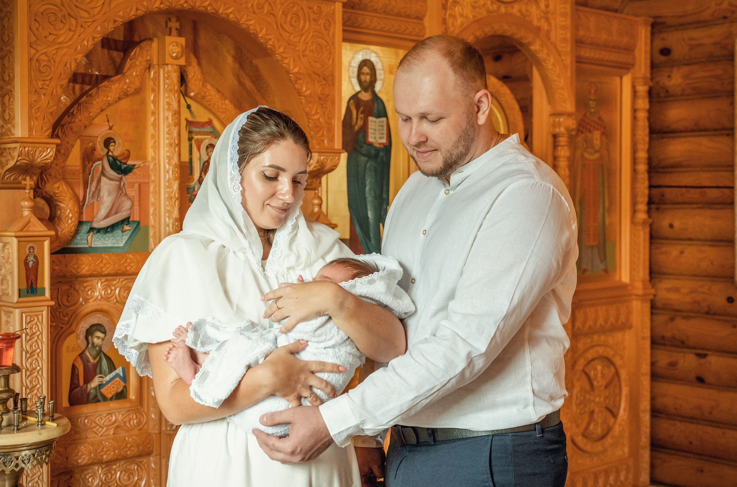 Крещение Федора в храме 12 апостолов. Фотограф на Крещение Тула и Венчание в Туле, детский и семейный фотограф