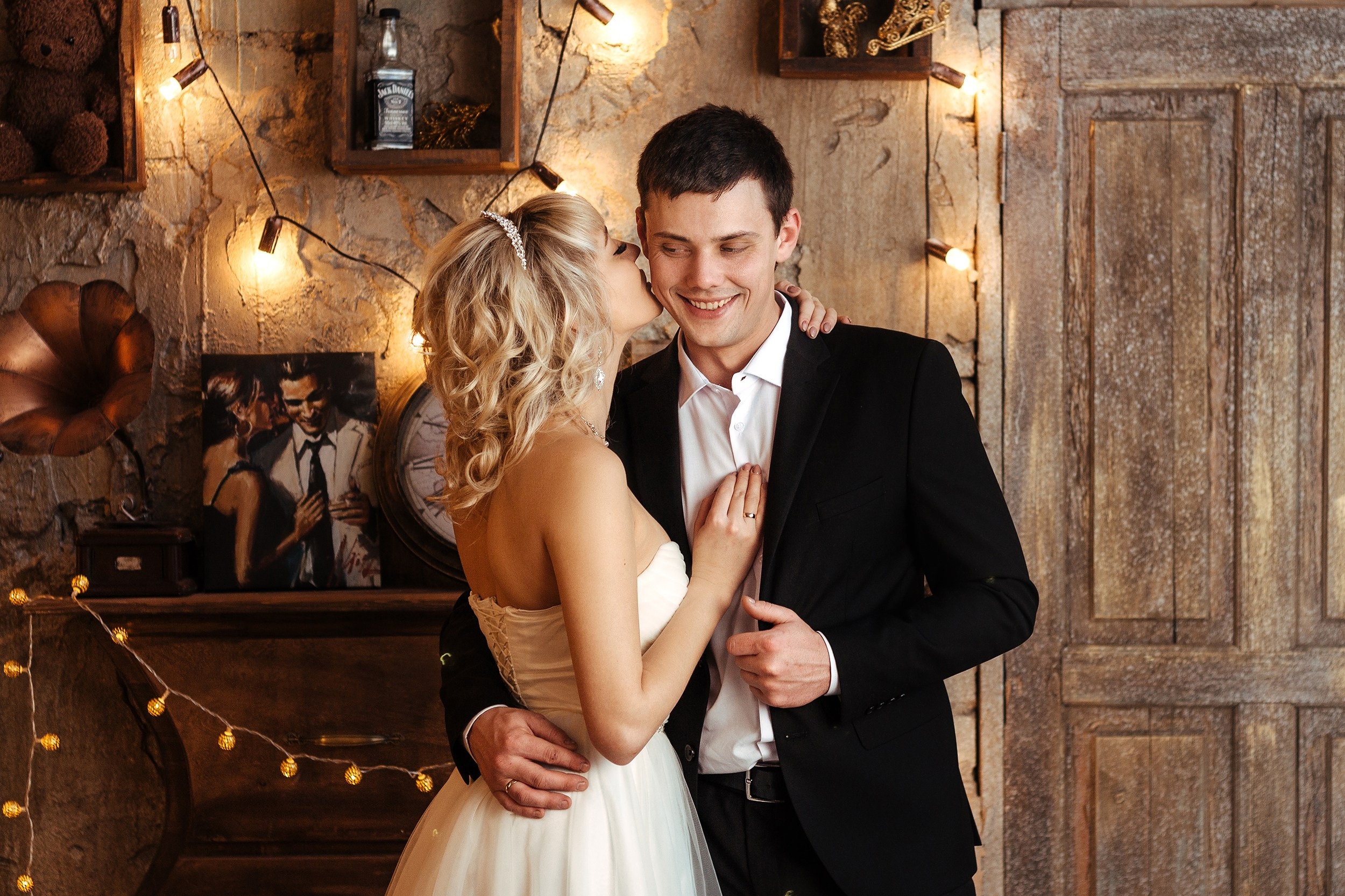 Свадебная фотосессия в студии. Фотограф Павел Герасименко