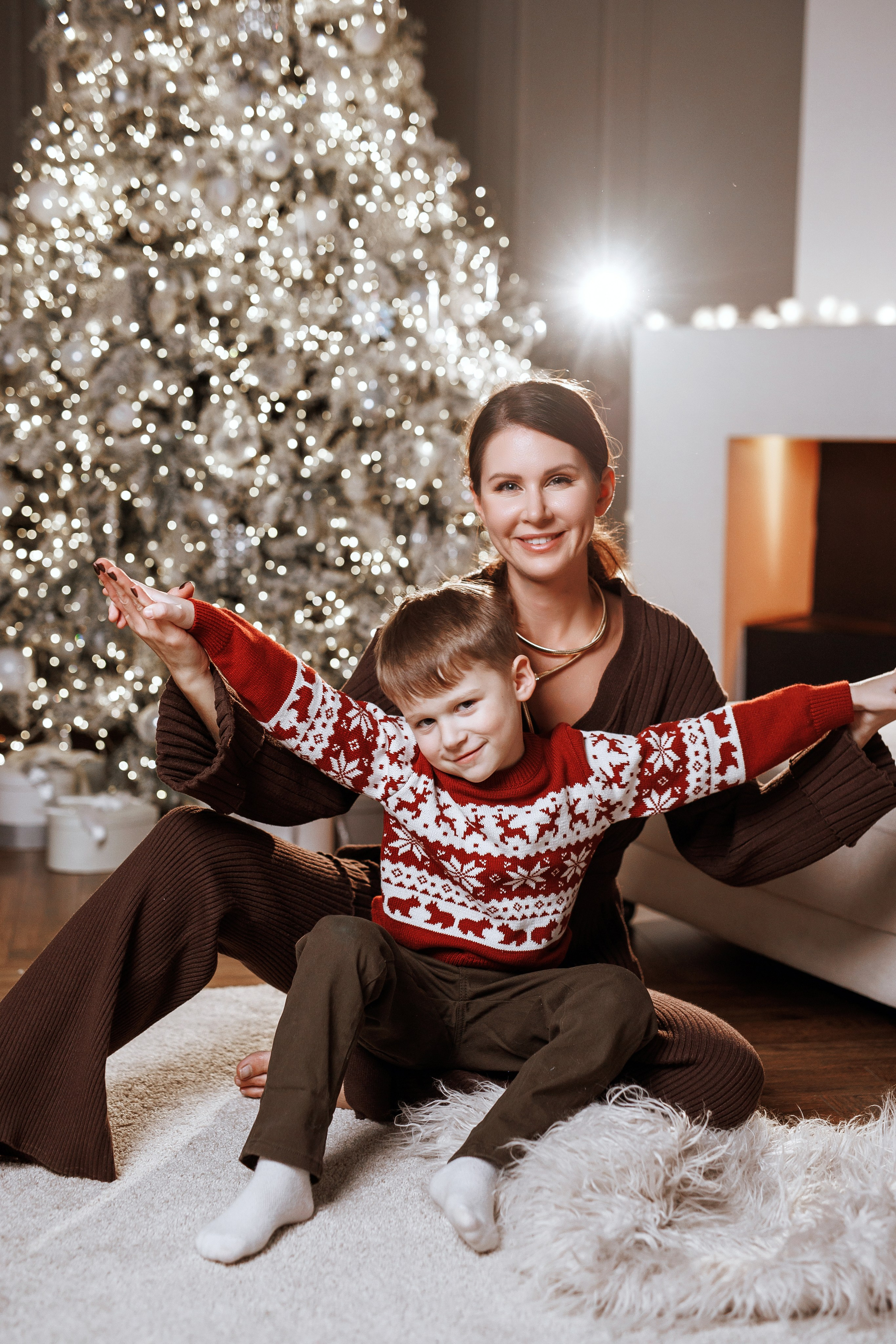 Новогодние фотосессии в СПб. Семейный фотограф Карина Маффи