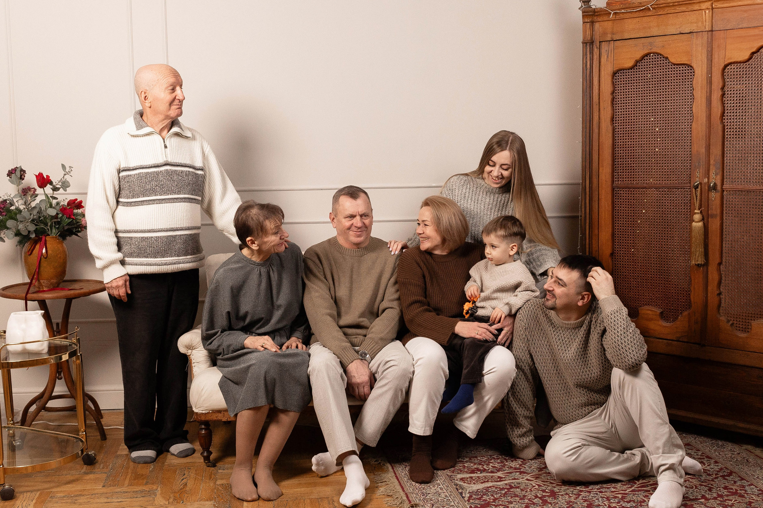 Рождественская семейная история. Свадебный и портретный фотограф Соломко Диана