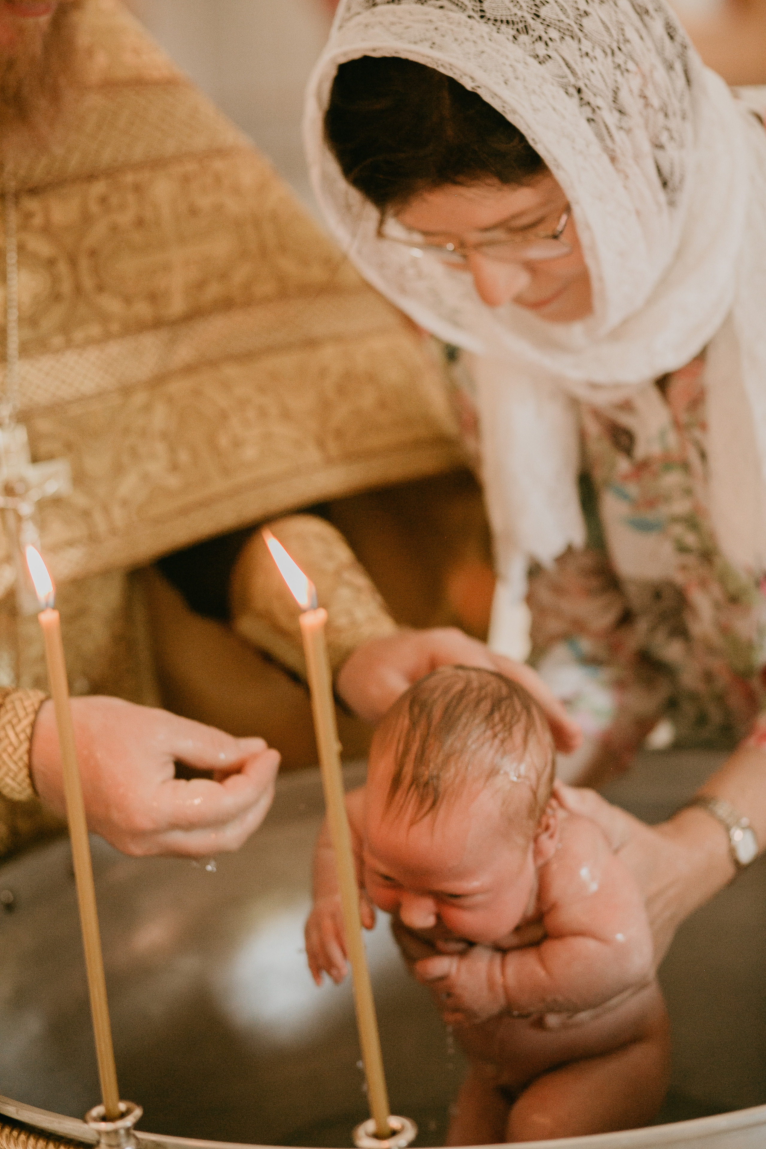 Крещение в храме с. Луцино. Фотограф Олеся Бакалина