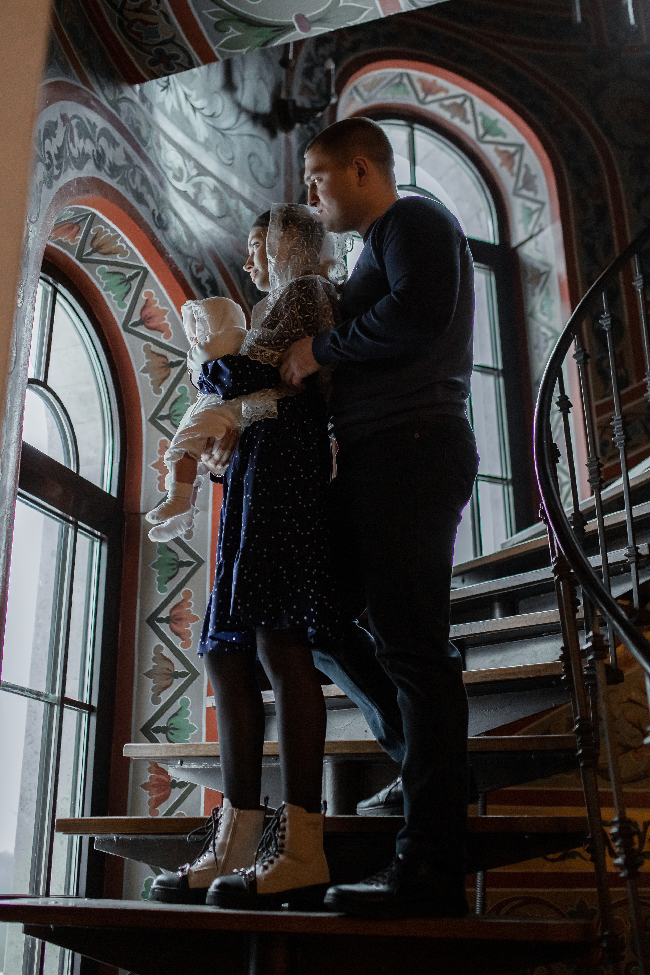 Таинство крещения в храме г. Звенигрод. Фотограф Олеся Бакалина