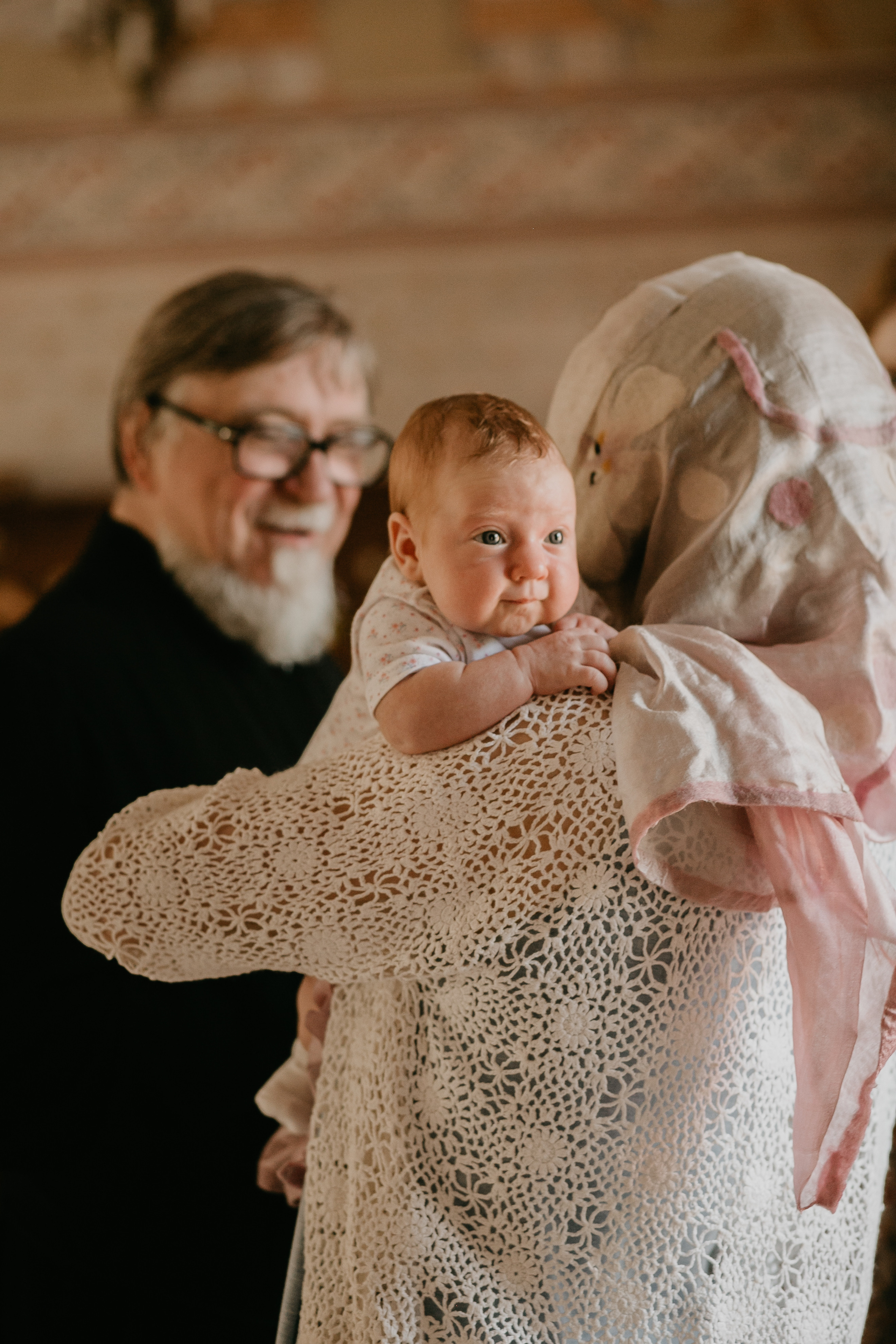 Крещение в храме с. Луцино. Фотограф Олеся Бакалина