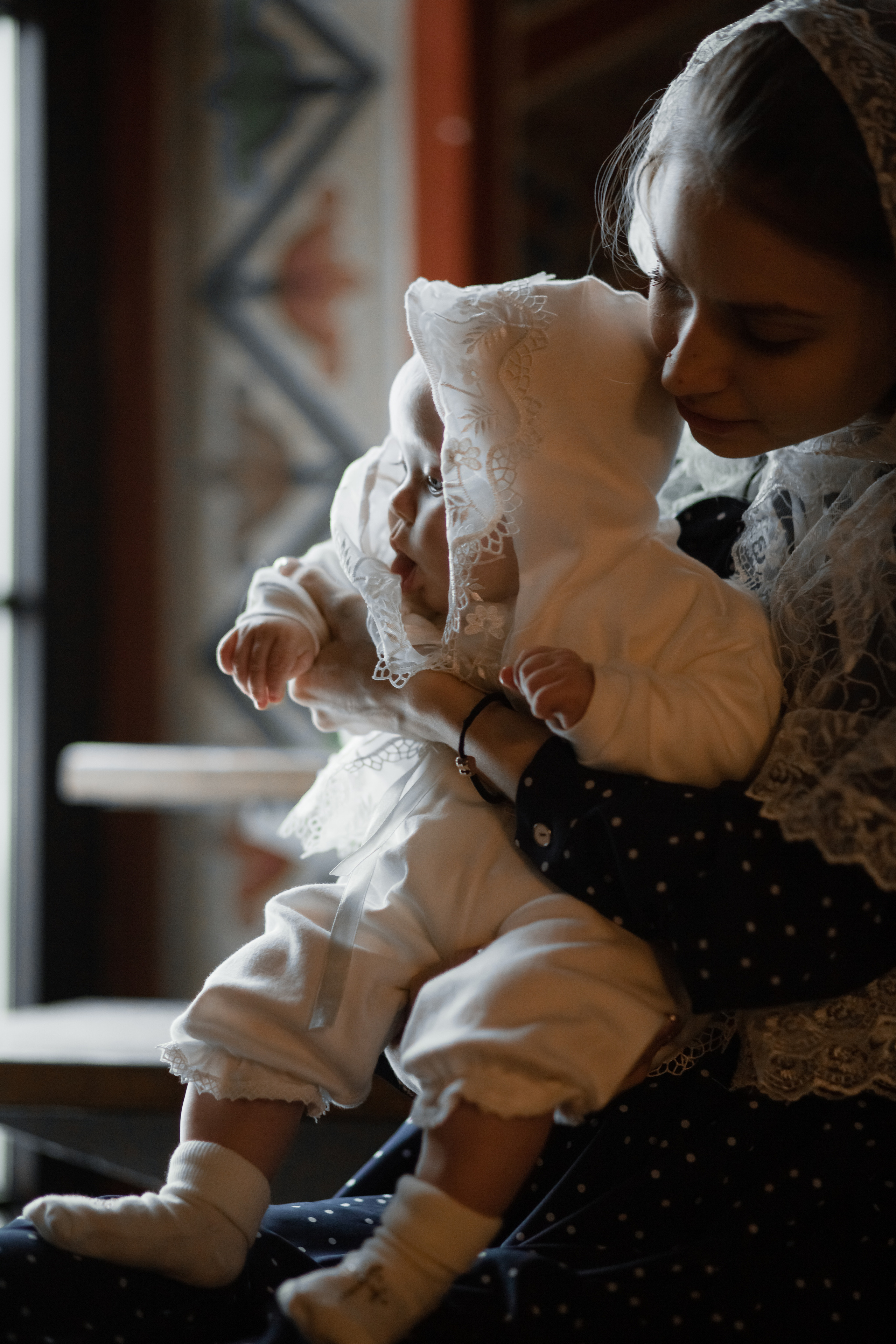 Таинство крещения в храме г. Звенигрод. Фотограф Олеся Бакалина