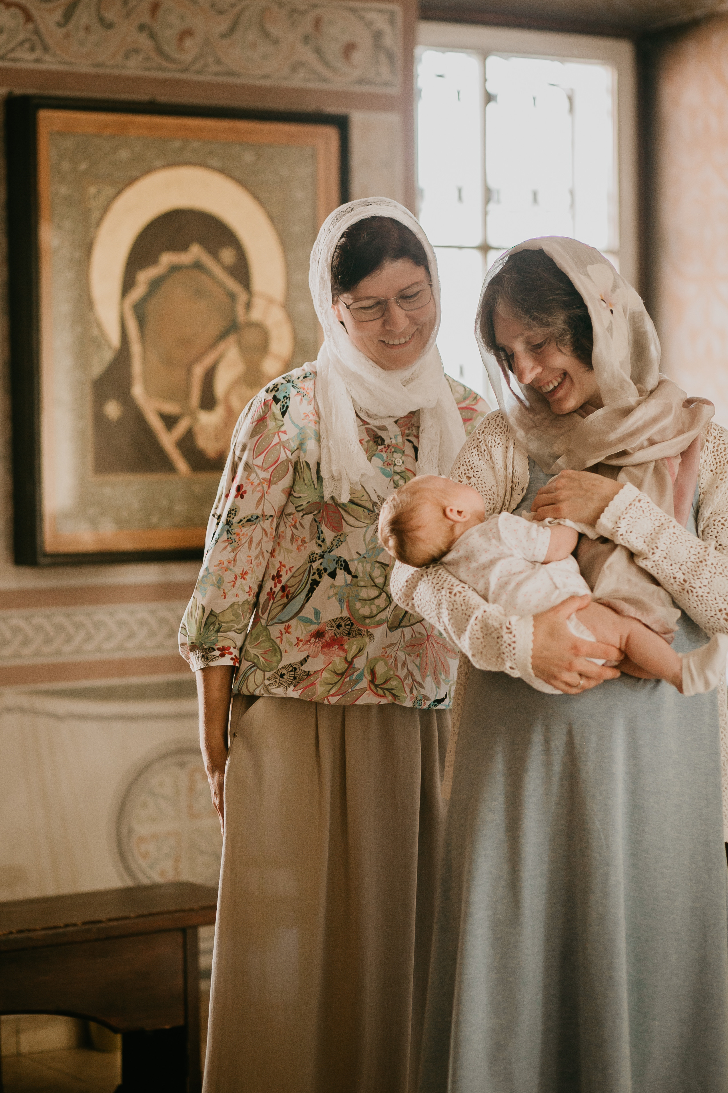Крещение в храме с. Луцино. Фотограф Олеся Бакалина