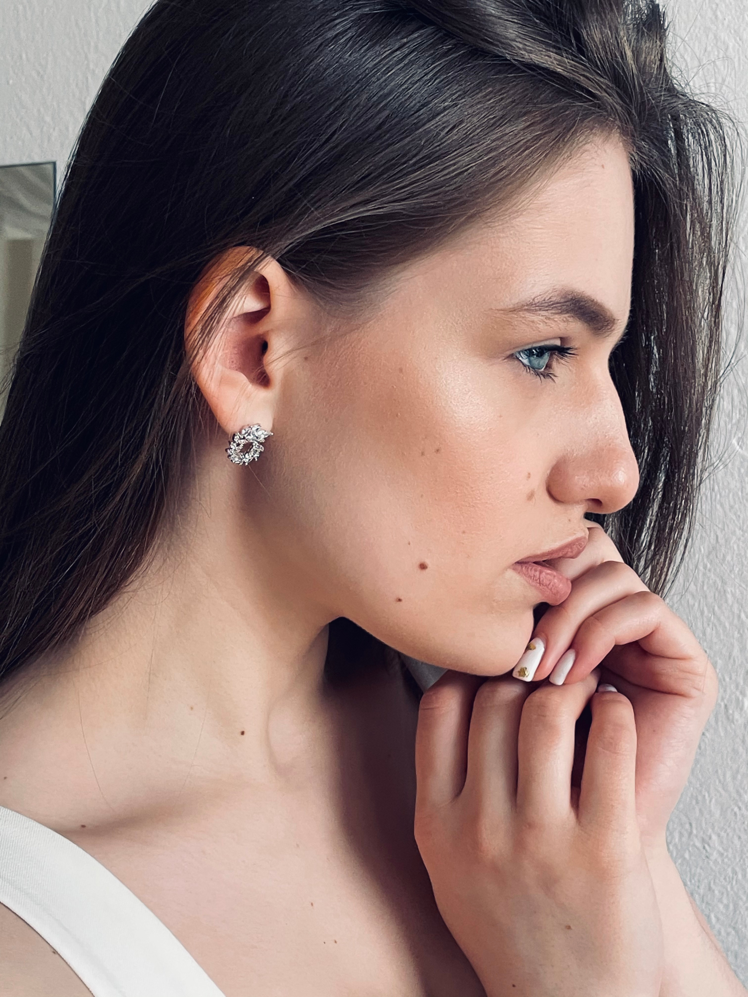 SHEERIN COLLECTION. Серебро 925 пробы, фианиты. 