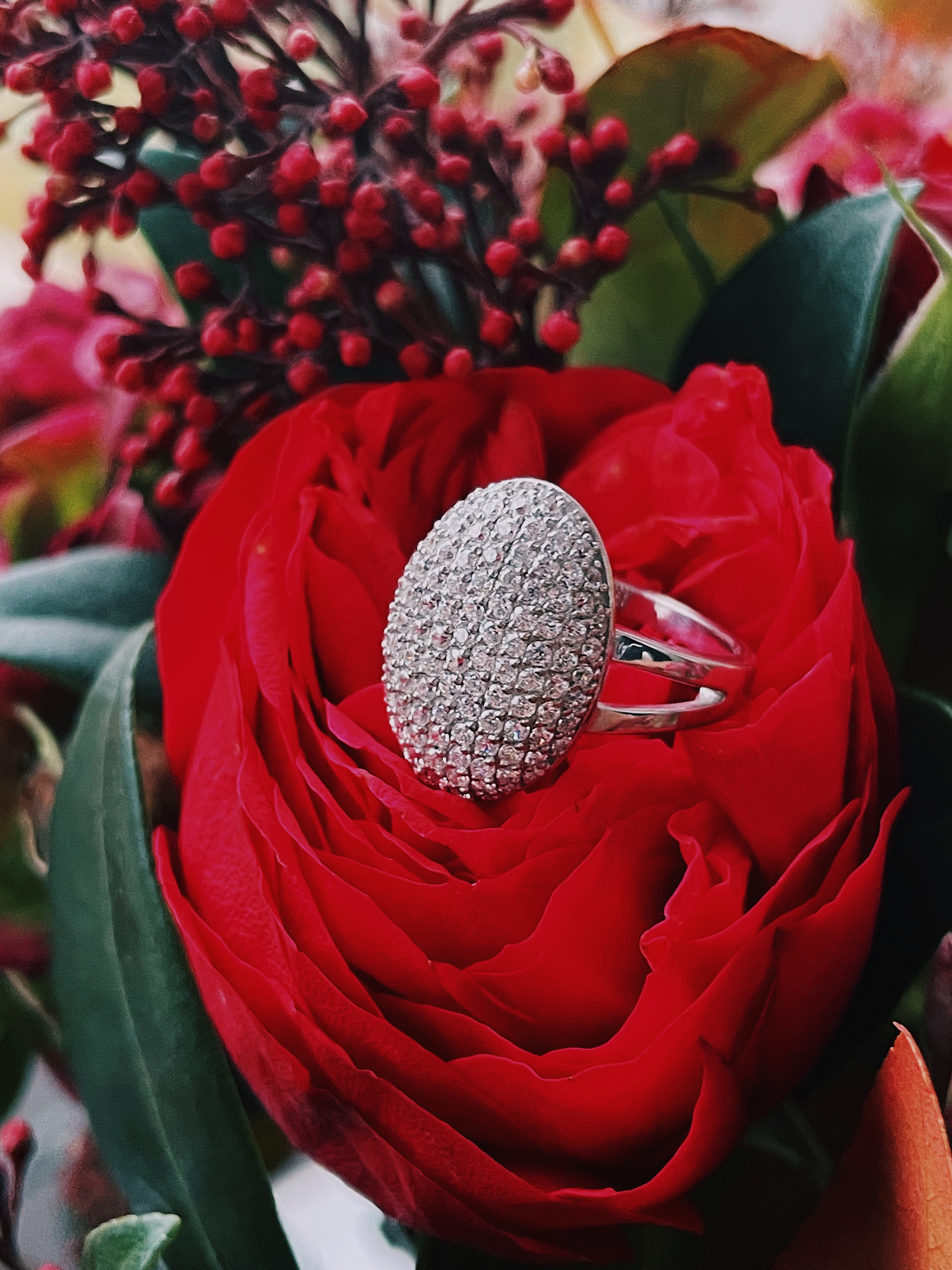 SHEERIN COLLECTION. Серебро 925 пробы, фианиты. 