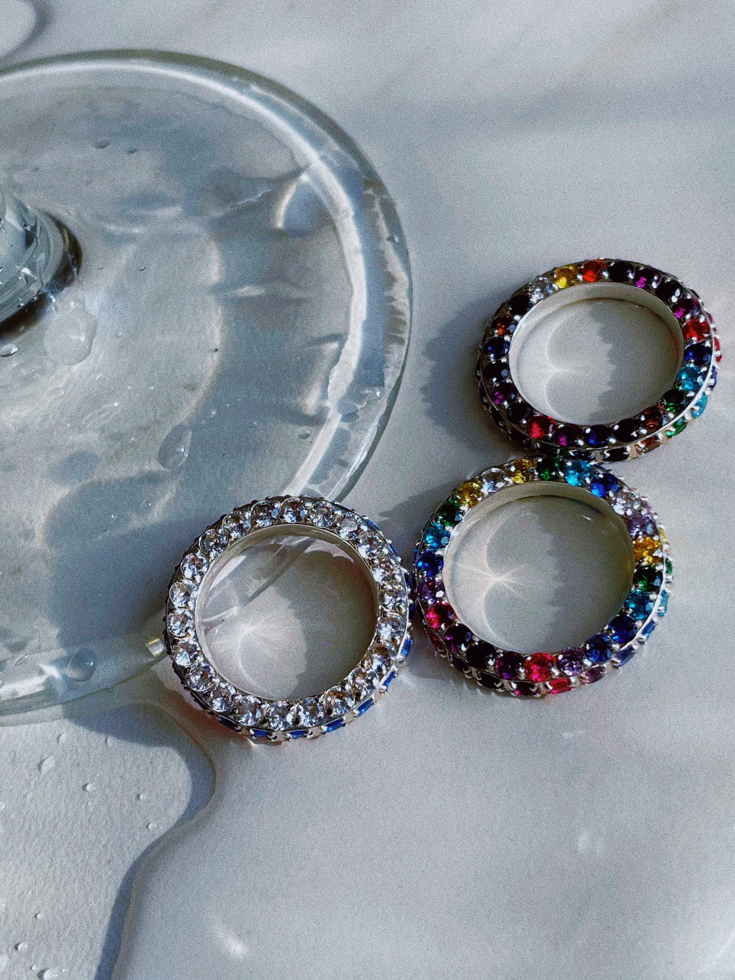 SHEERIN COLLECTION. Серебро 925 пробы, фианиты. 