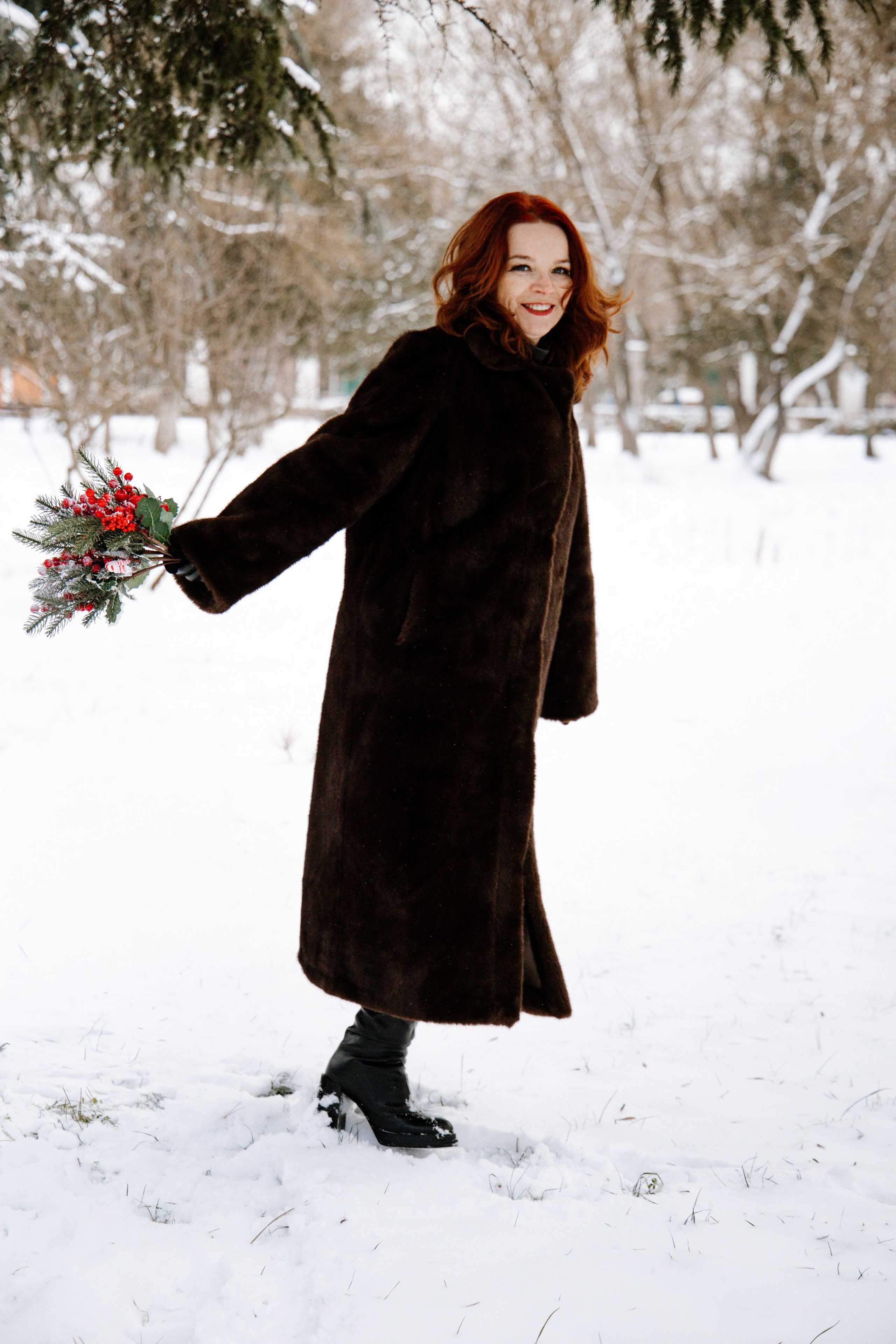 Снежная прогулка Александры. Семейный фотограф | Керчь | Ивановская Виктория