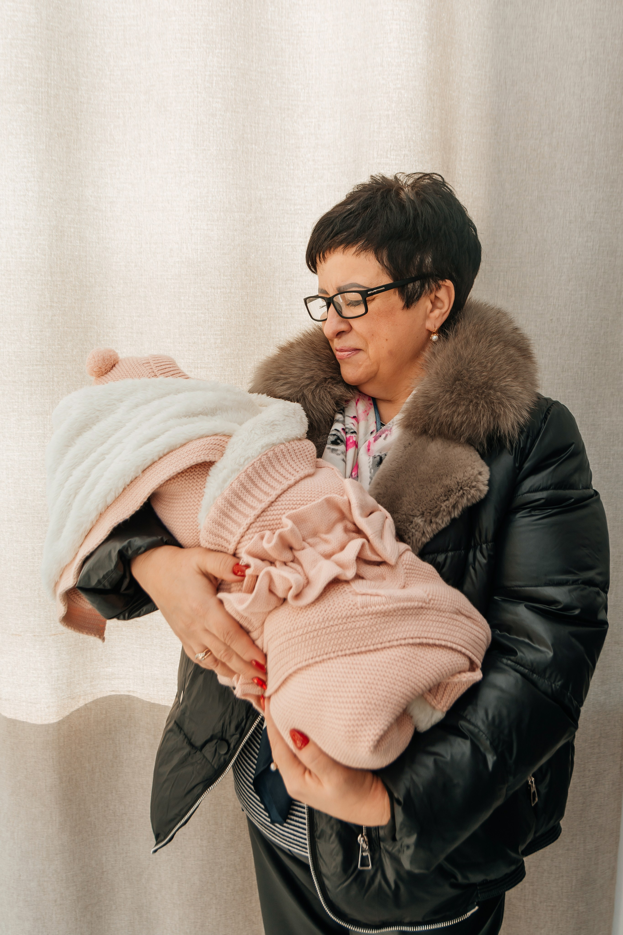 Фотосессия выписки из роддома. Семейный и детский фотограф Кущ Наташа