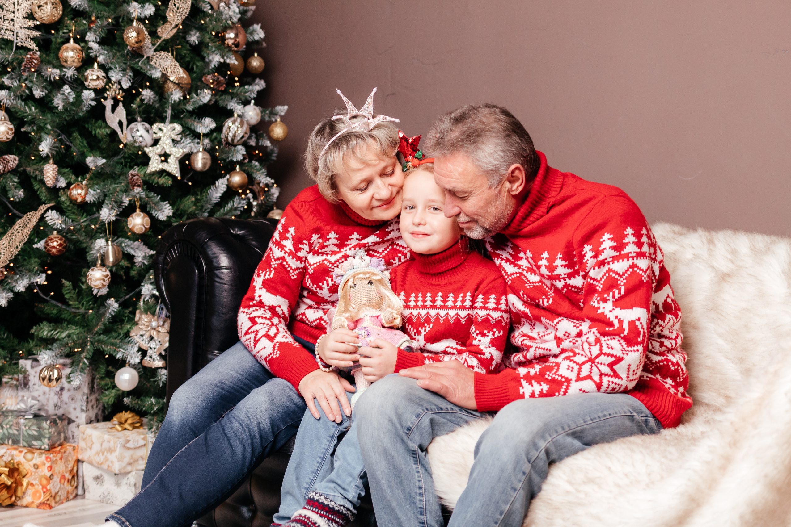 С бабушкой и дедушкой. Семейный фотограф в Минске Приболовец Светлана