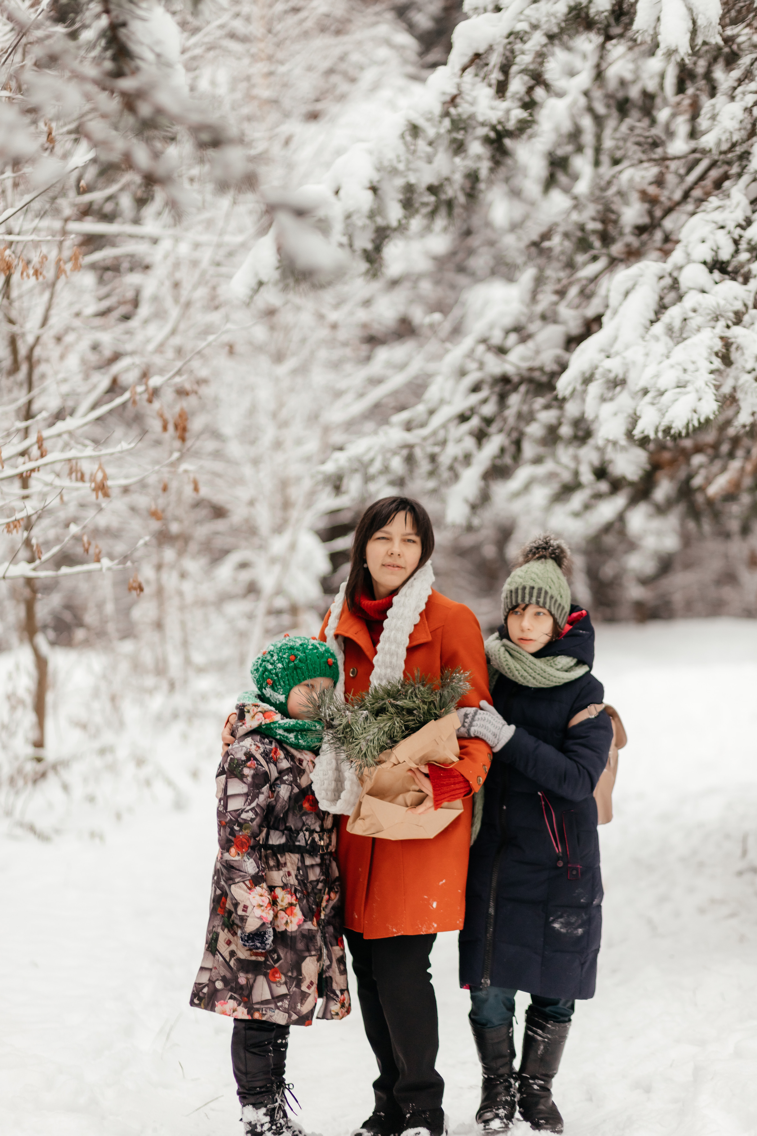 Лес. Сестрички. Семейный фотограф в Минске Приболовец Светлана