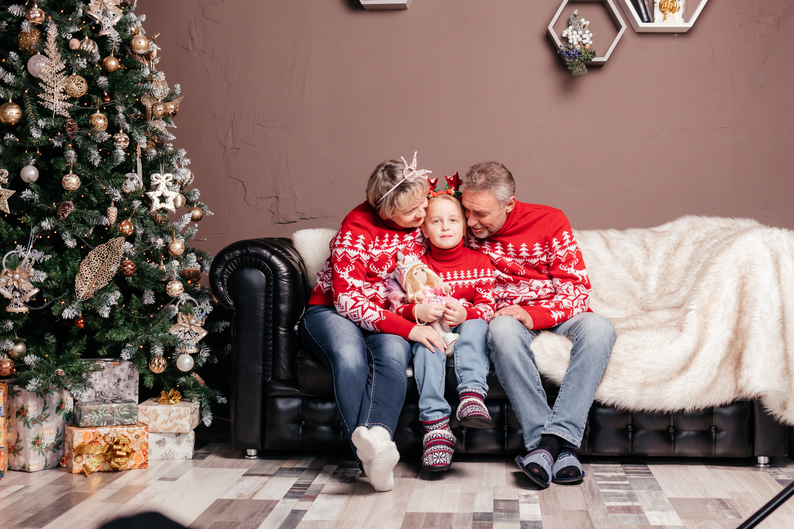 С бабушкой и дедушкой. Семейный фотограф в Минске Приболовец Светлана