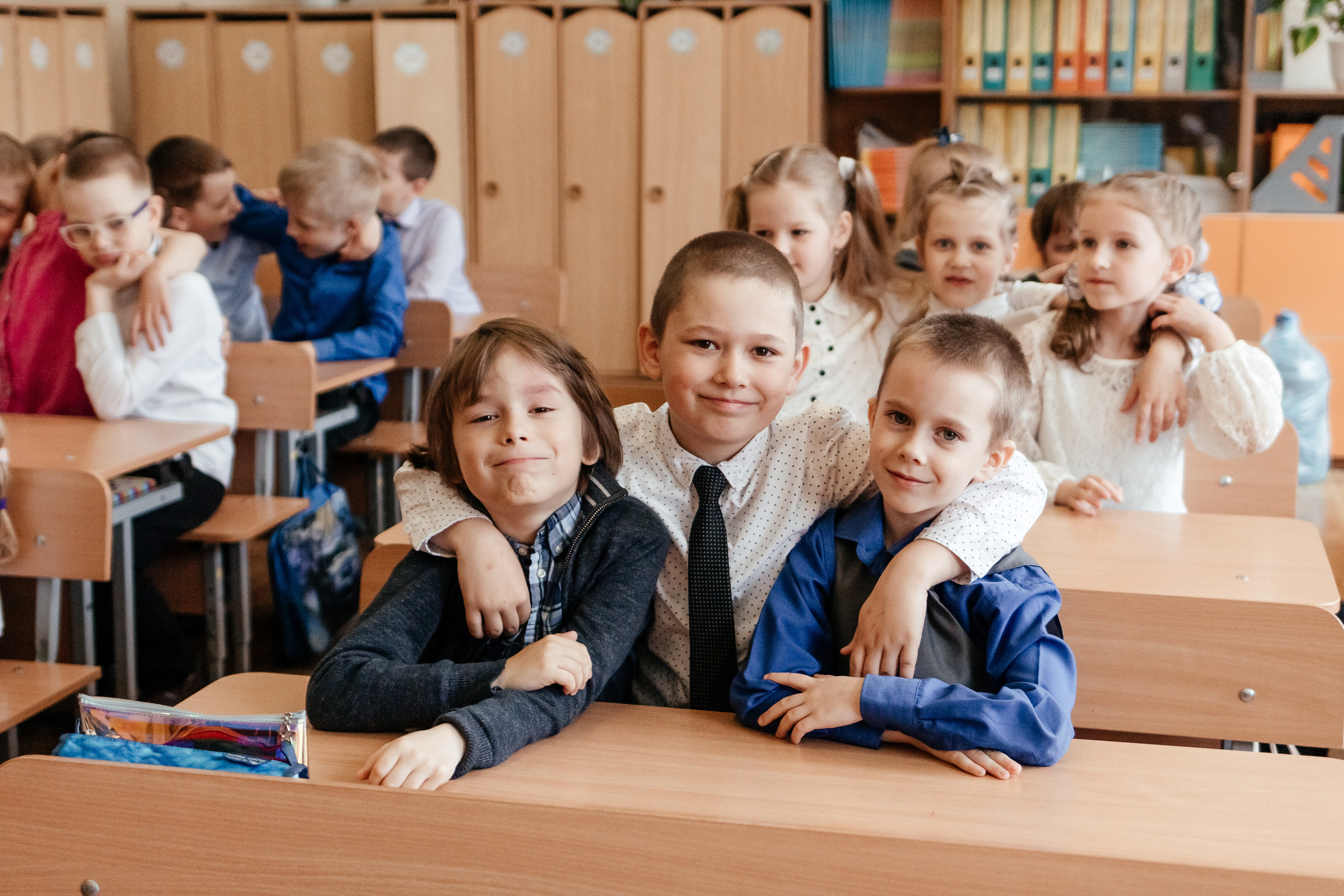 Школьные дни. Семейный фотограф в Минске Приболовец Светлана